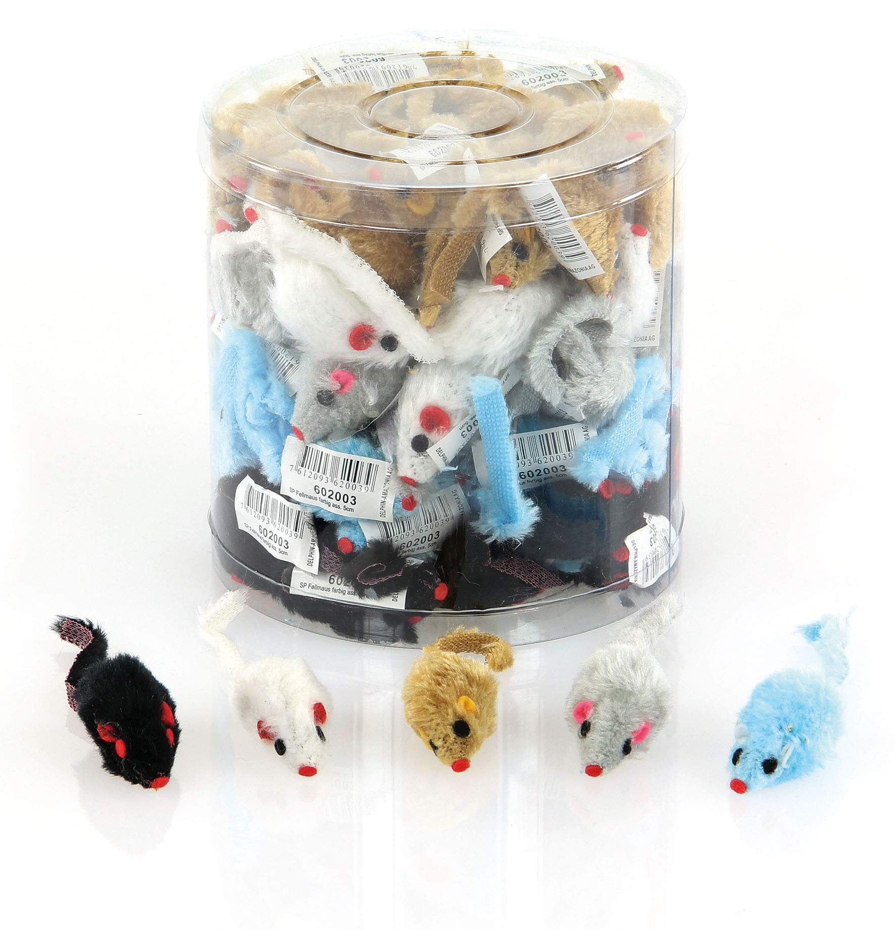 swisspet Fellmaus farbig ass. 5cm