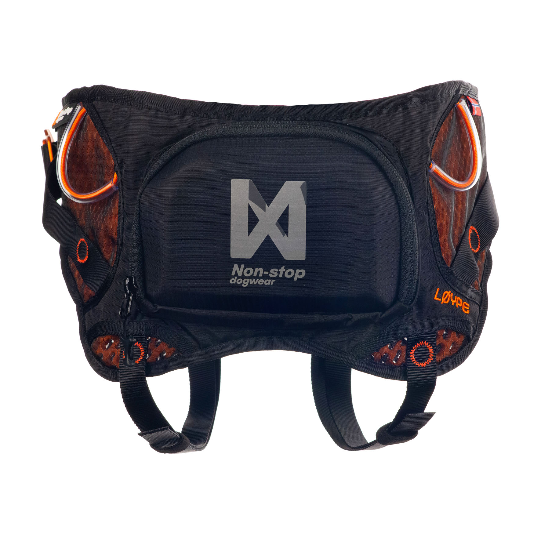 Non-stop Loype Belt pro - noir/orange, S: 73-100cm