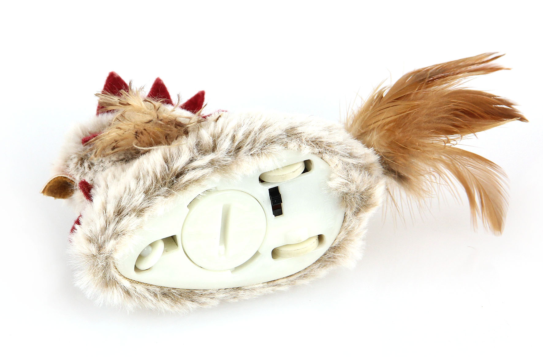 swisspet Plüsch-Rennhahn mit Federschwanz