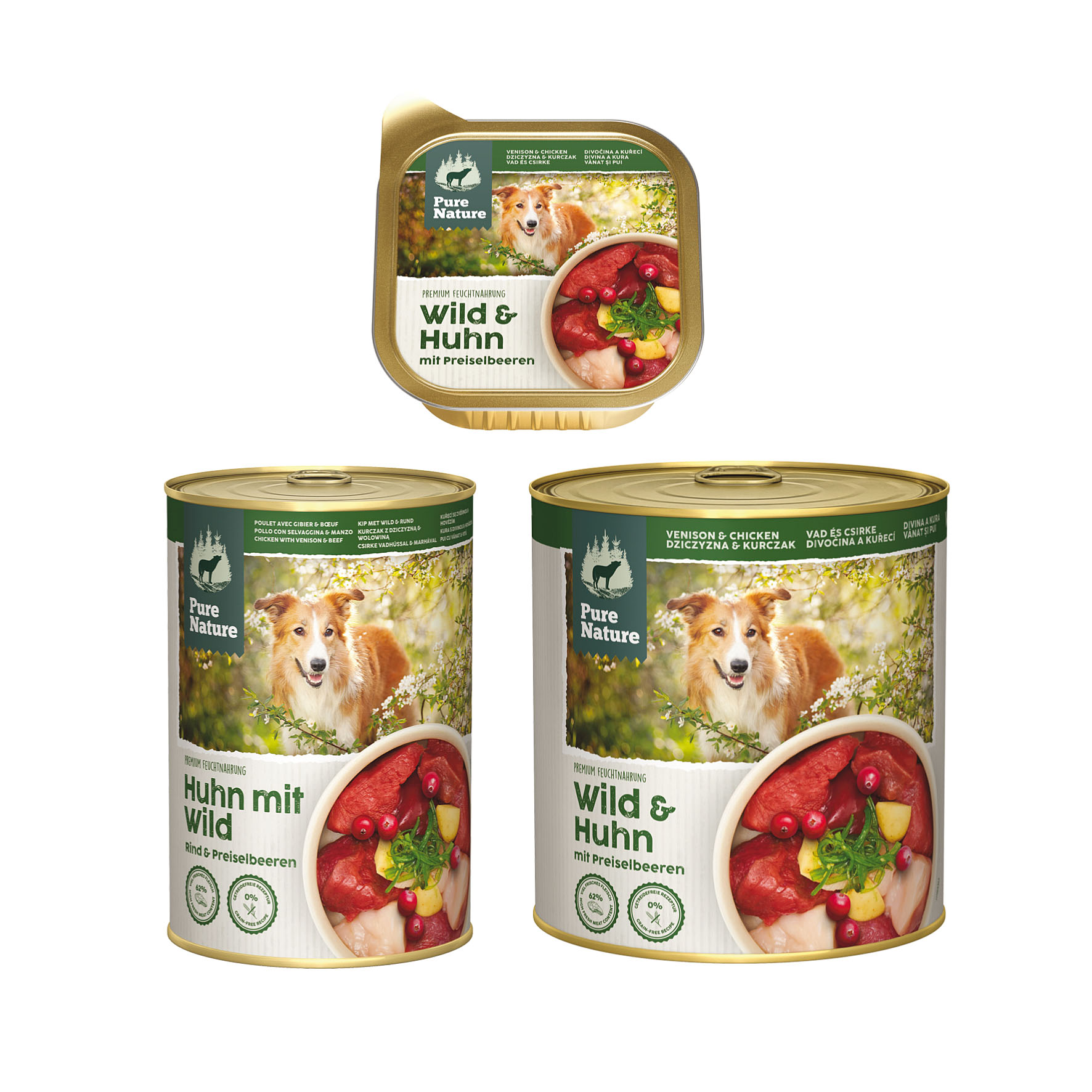 PureNature Wild und Huhn mit Preiselbeeren