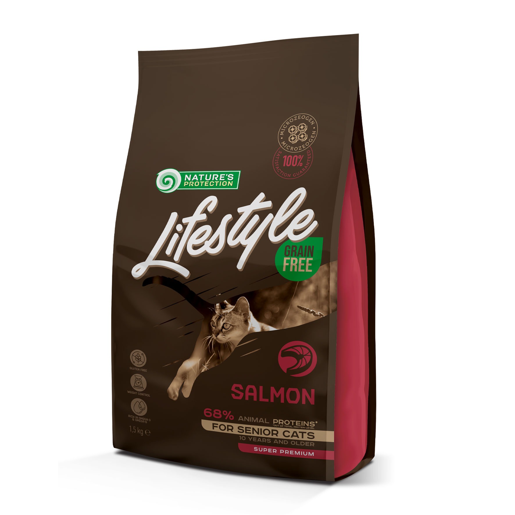 Nature's Protection Lifestyle Grain Free Senior au saumon, 1.5 kg
