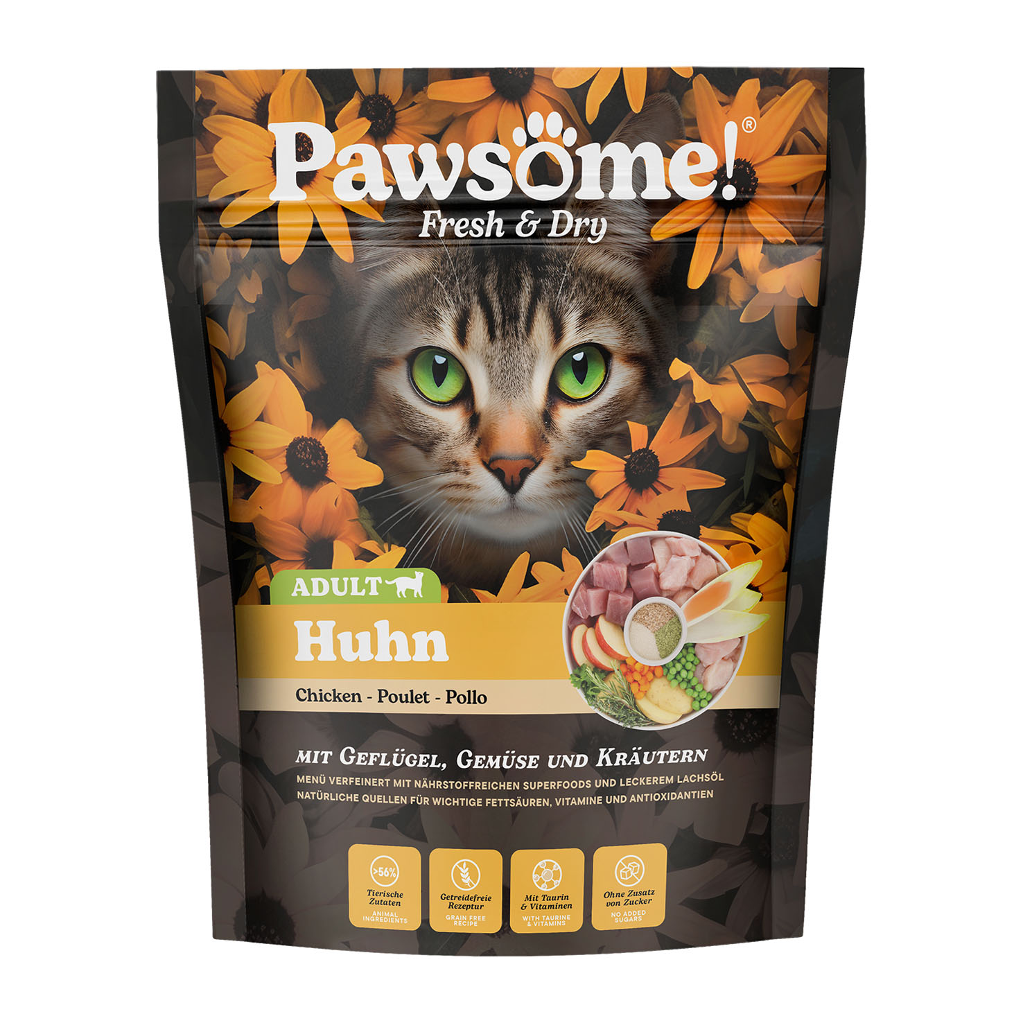 Pawsome!® Fresh & Dry Adult Huhn 750g