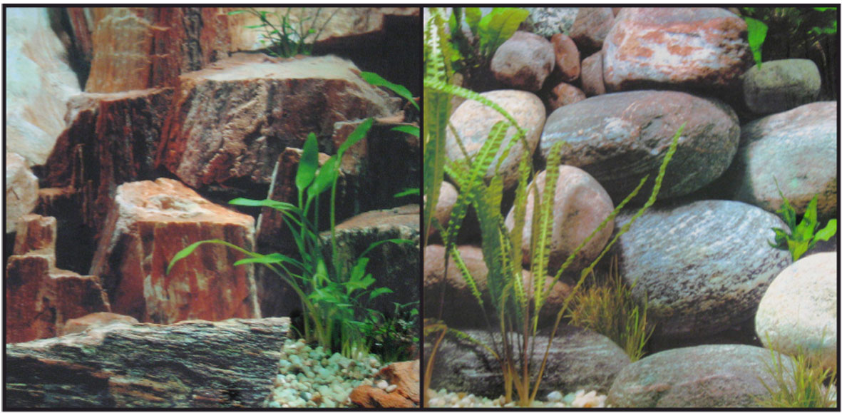 Fotorückwand Motive – Steine, H: 50cm, Preis per Meter