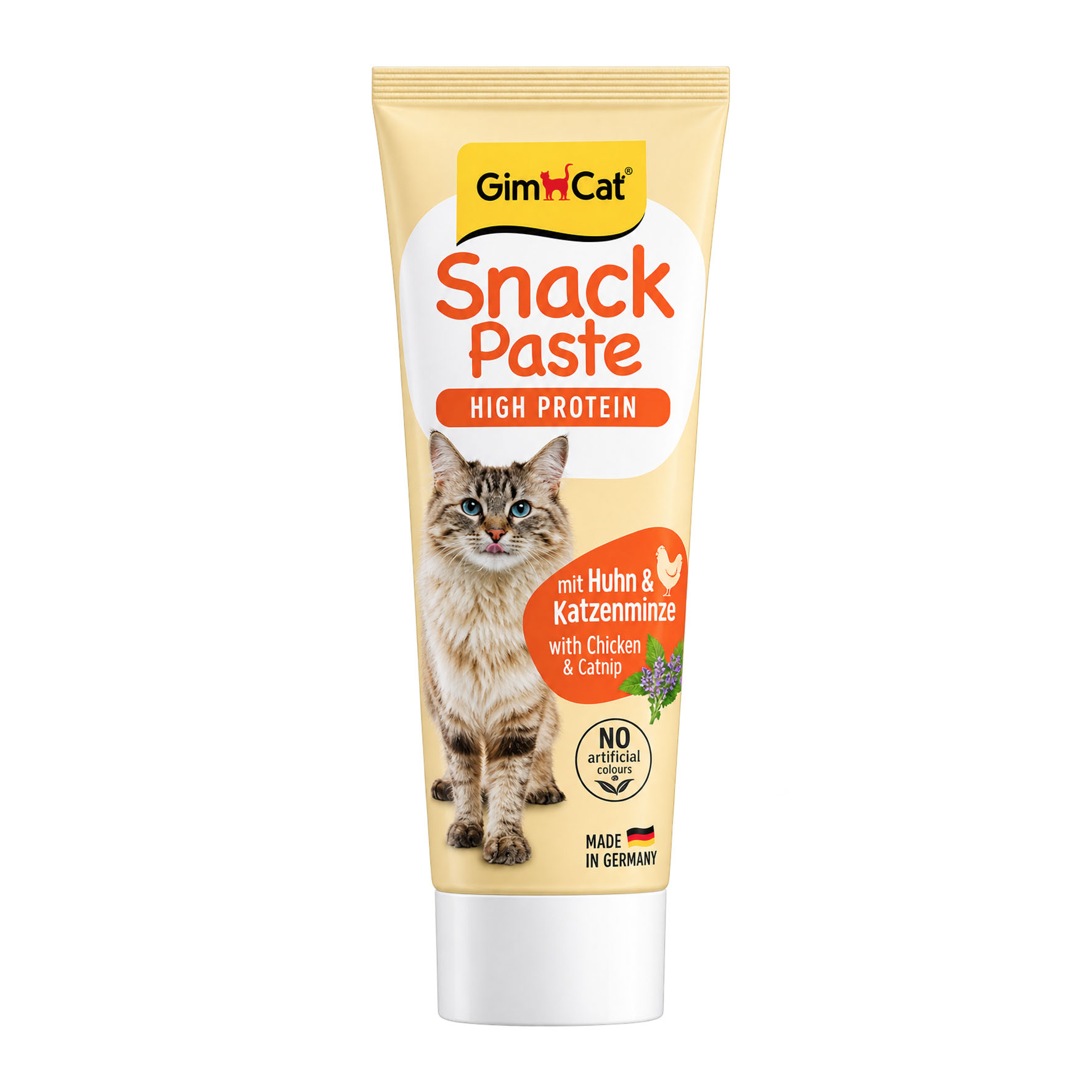 GimCat Pasta snack al pollo e erba gatta 75 g