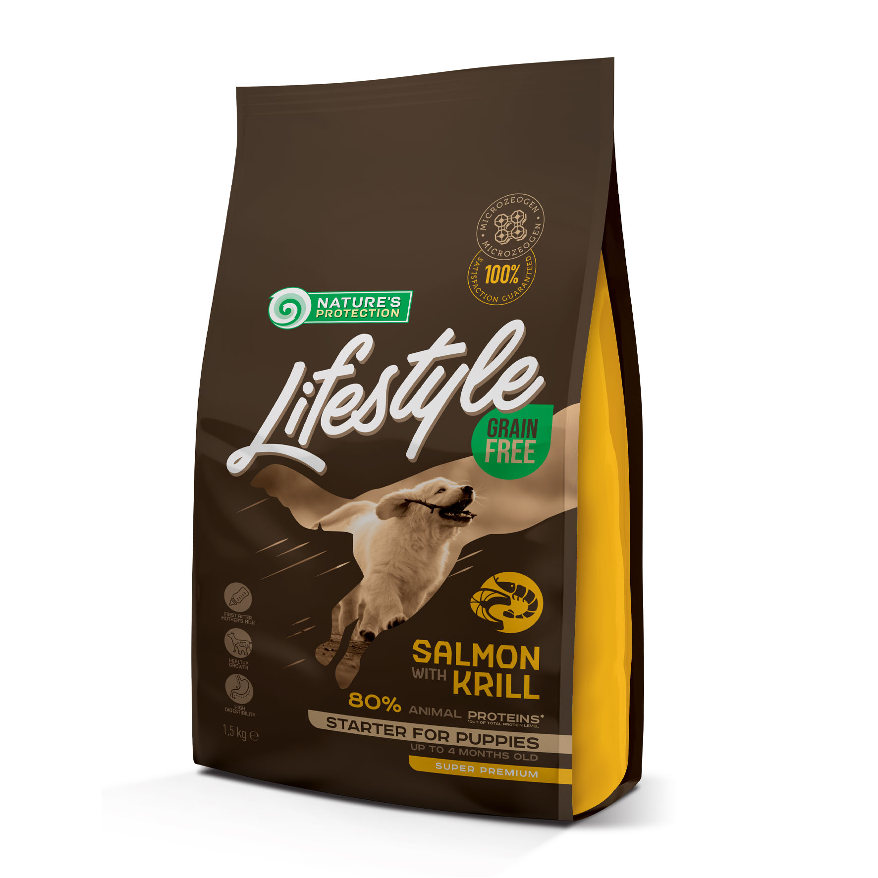 Nature‘s Protection Lifestyle Grain Free Starter mit Lachs und Krillgarnele