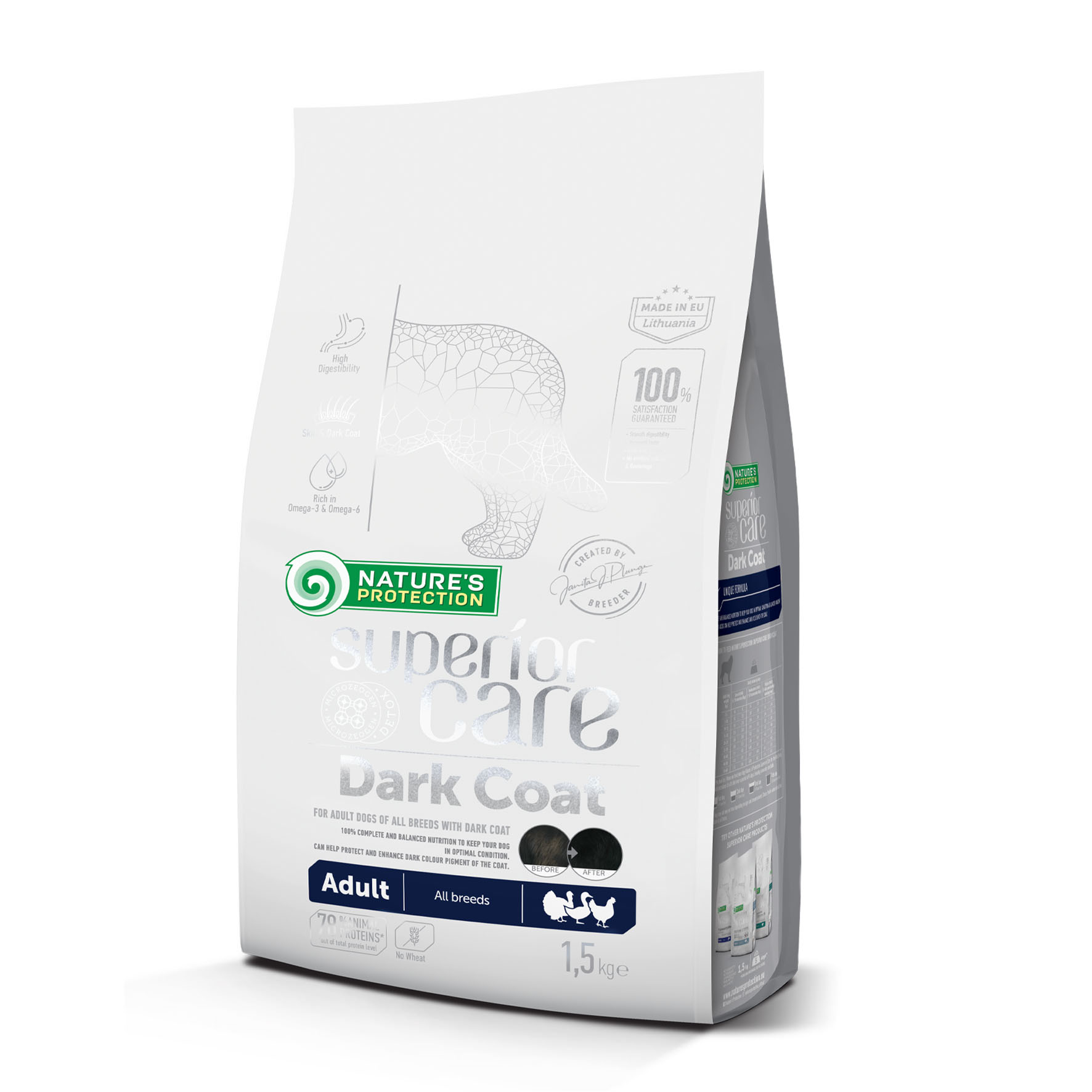 Superior Care Dark Coat Adult Pollame 1,5 kg