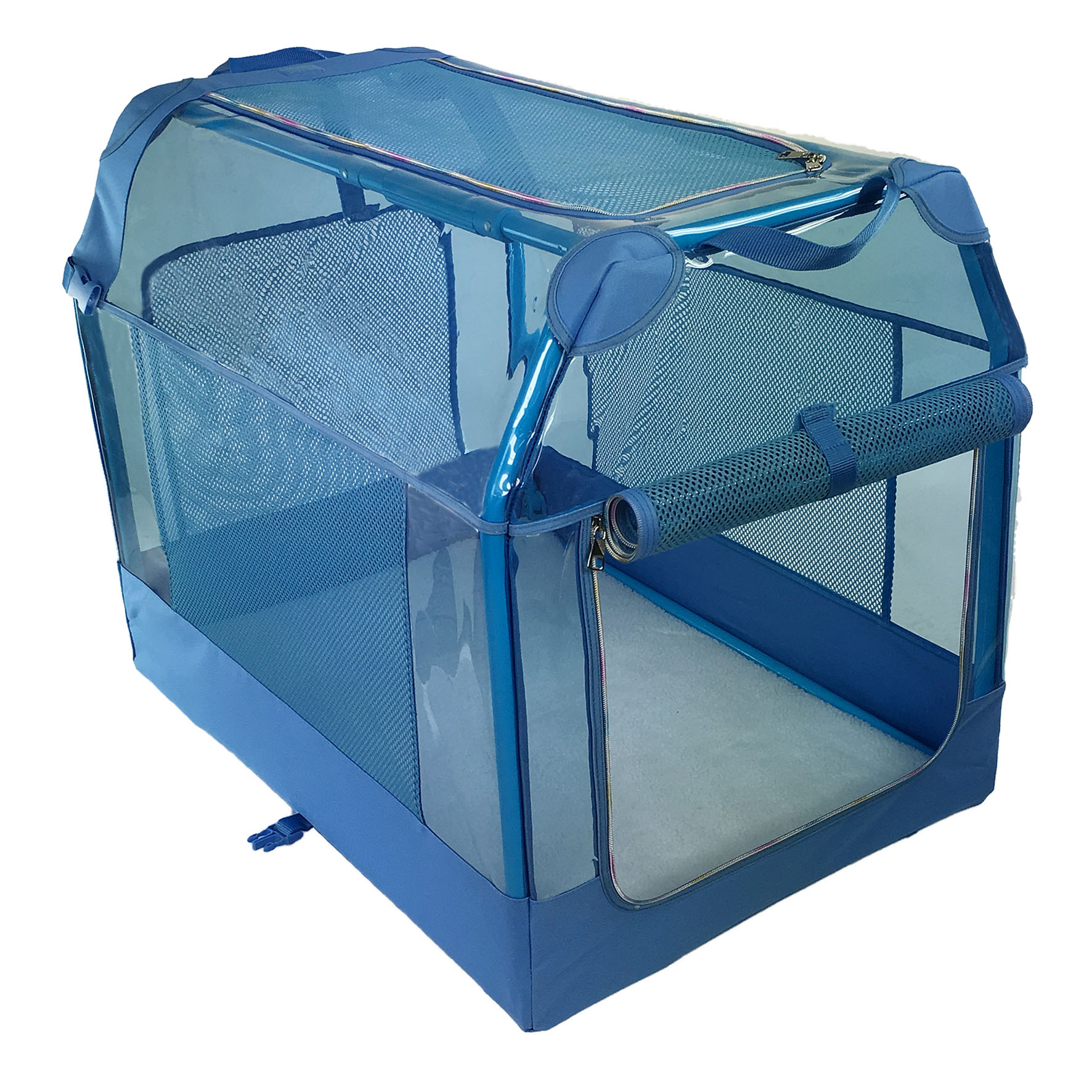swisspet Transportbox Nitro, blau, L, 76x53x61cm