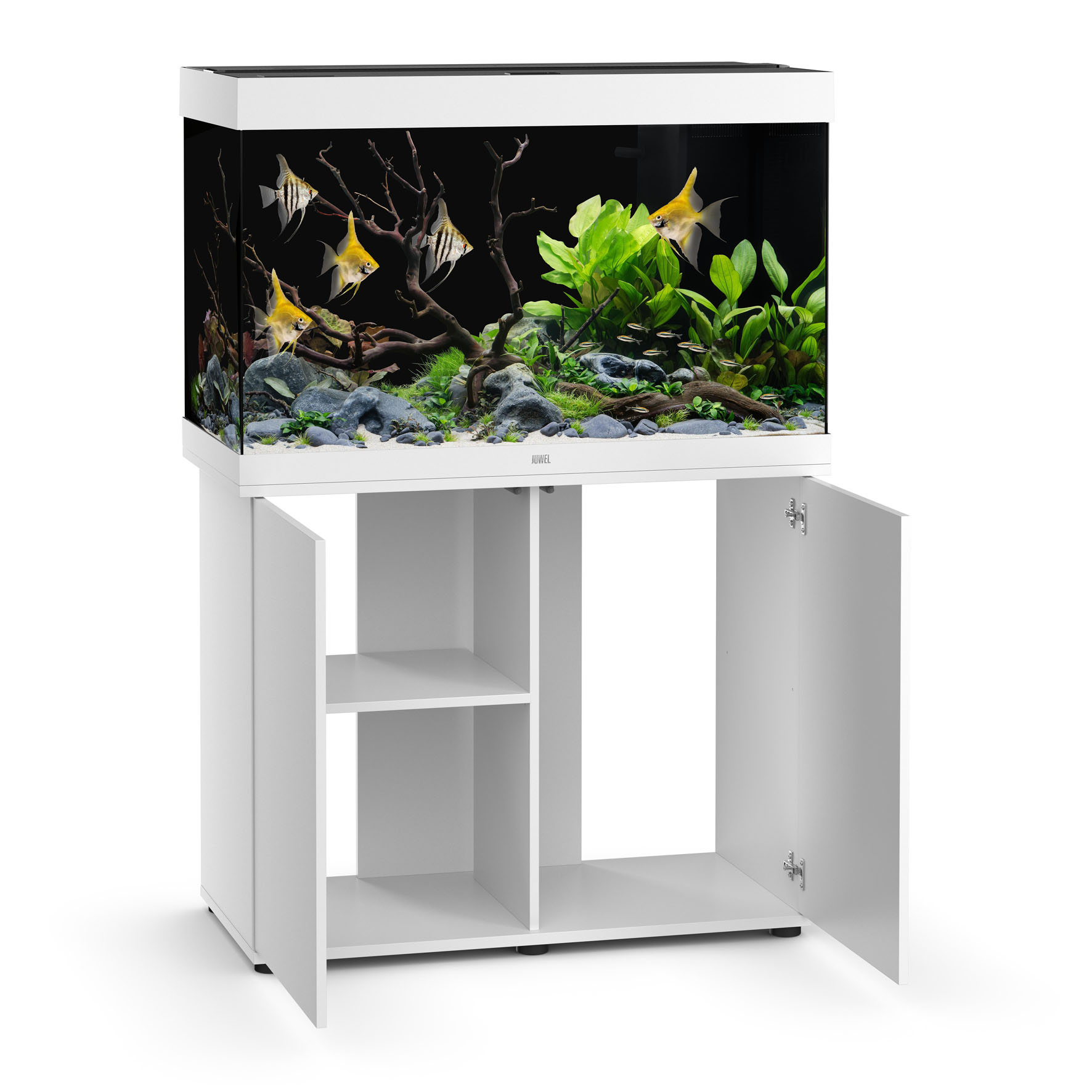 Juwel Aquarium Rio 290 + Schrank SBX Rio 290, weiss