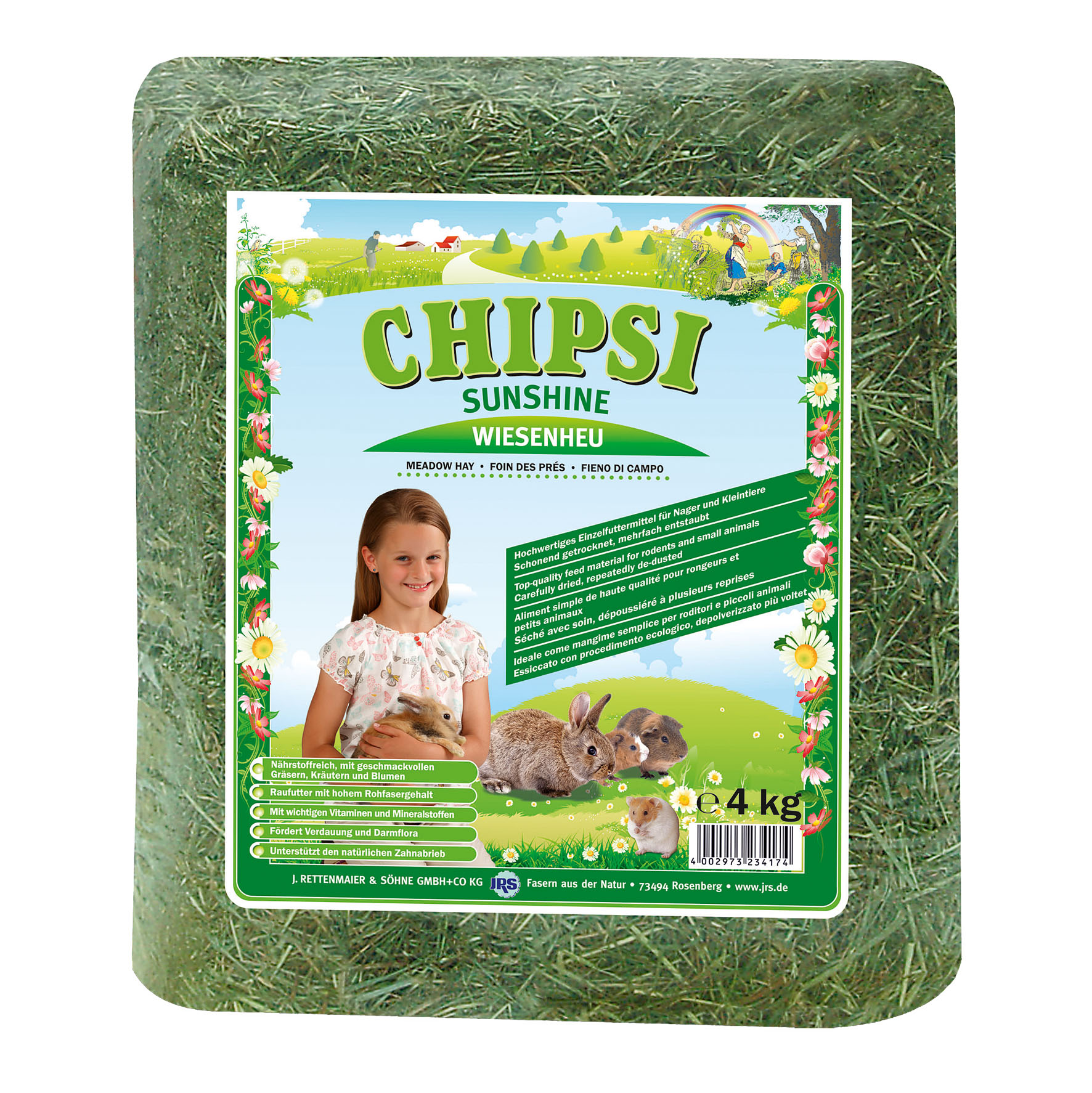 Chipsi Sunshine Wiesenheu, 4kg