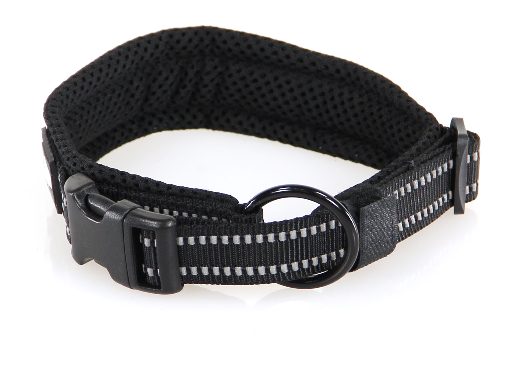 swisspet Hundehalsband  Varberg, schwarz, L 20mm/45-50cm