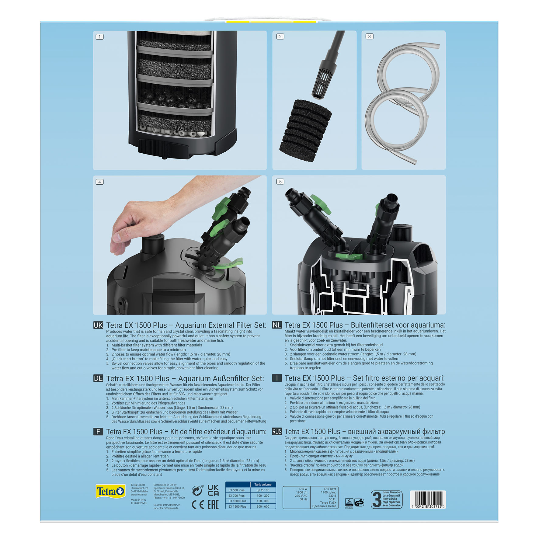 Tetra EX 1500 Plus Aussenfilter