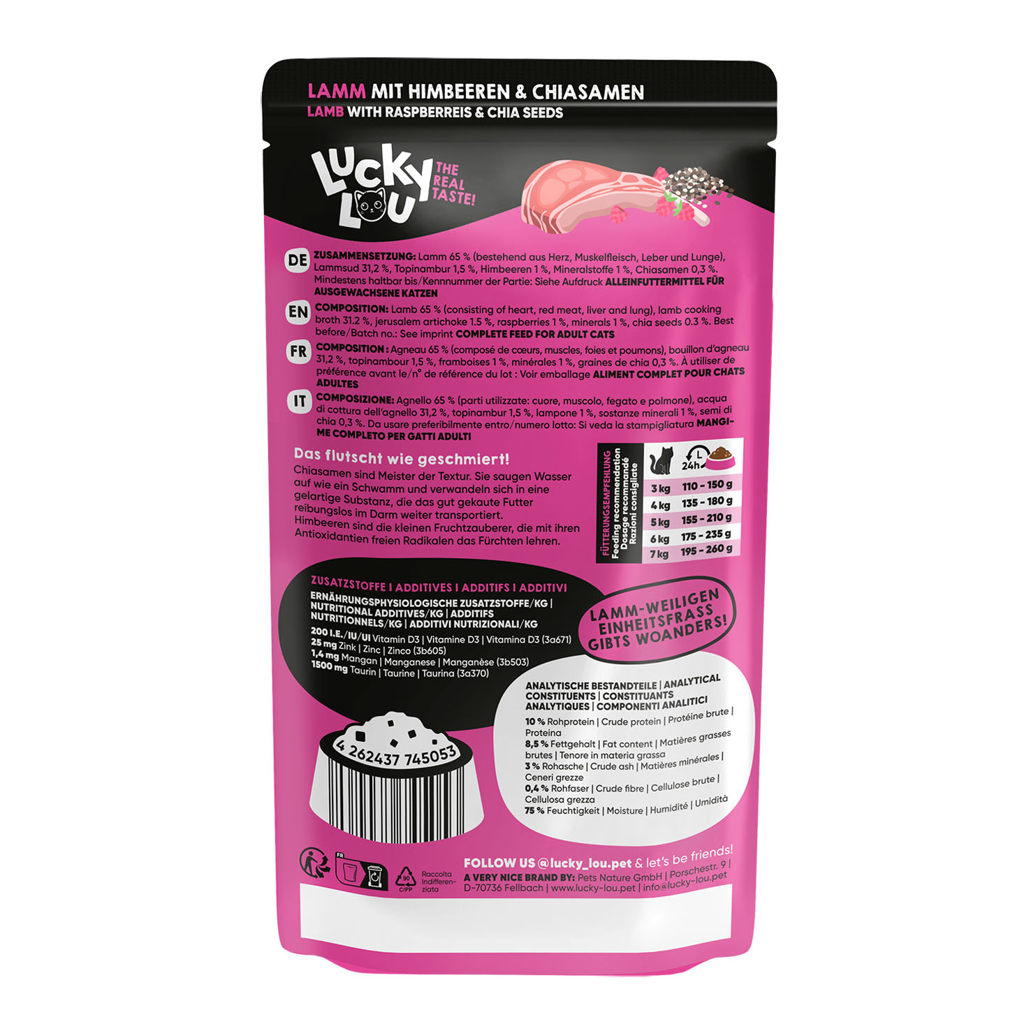 Lucky Lou SuperMono agneau 125g