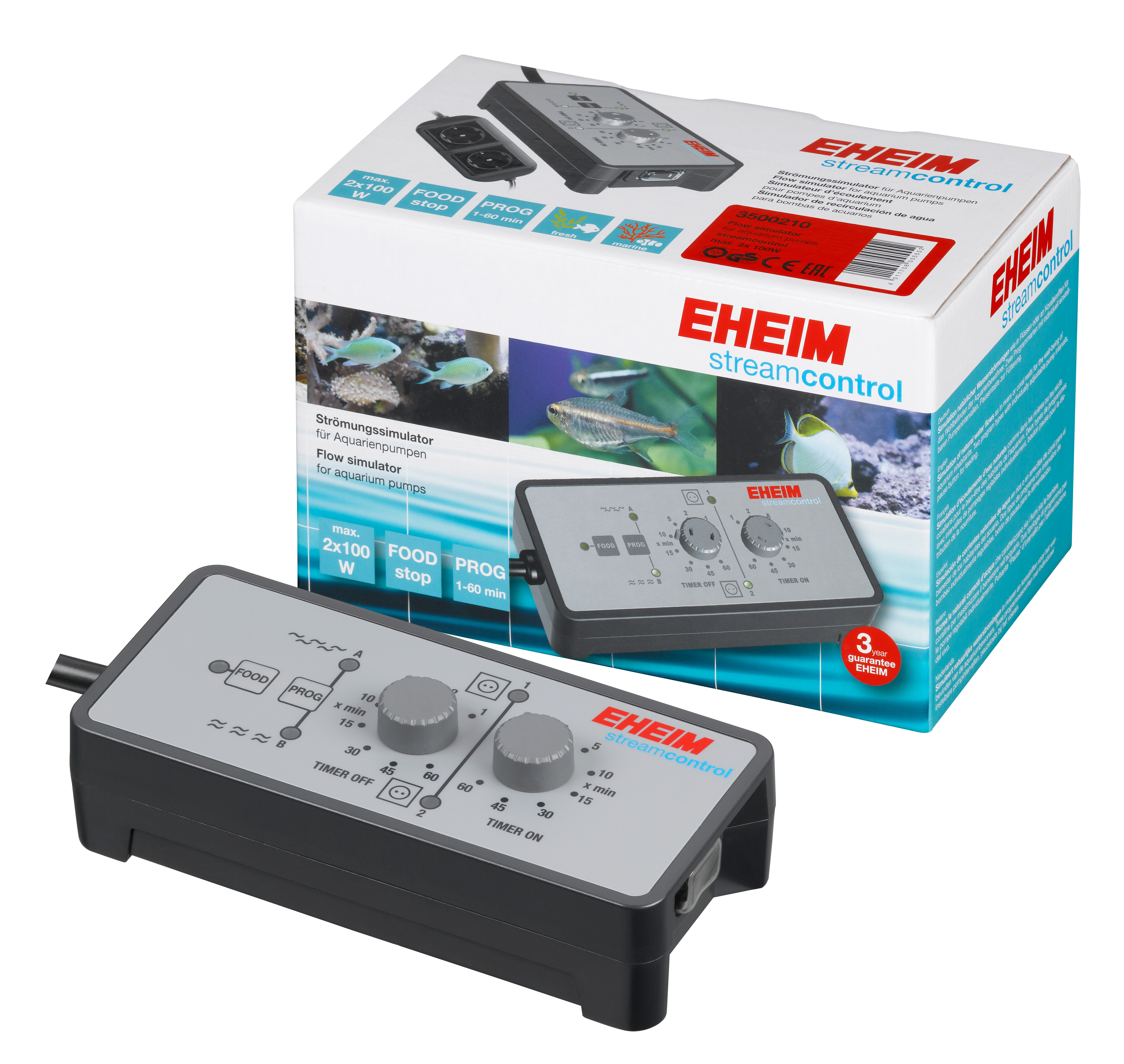 Eheim Streamcontrol, Pumpensteuerung