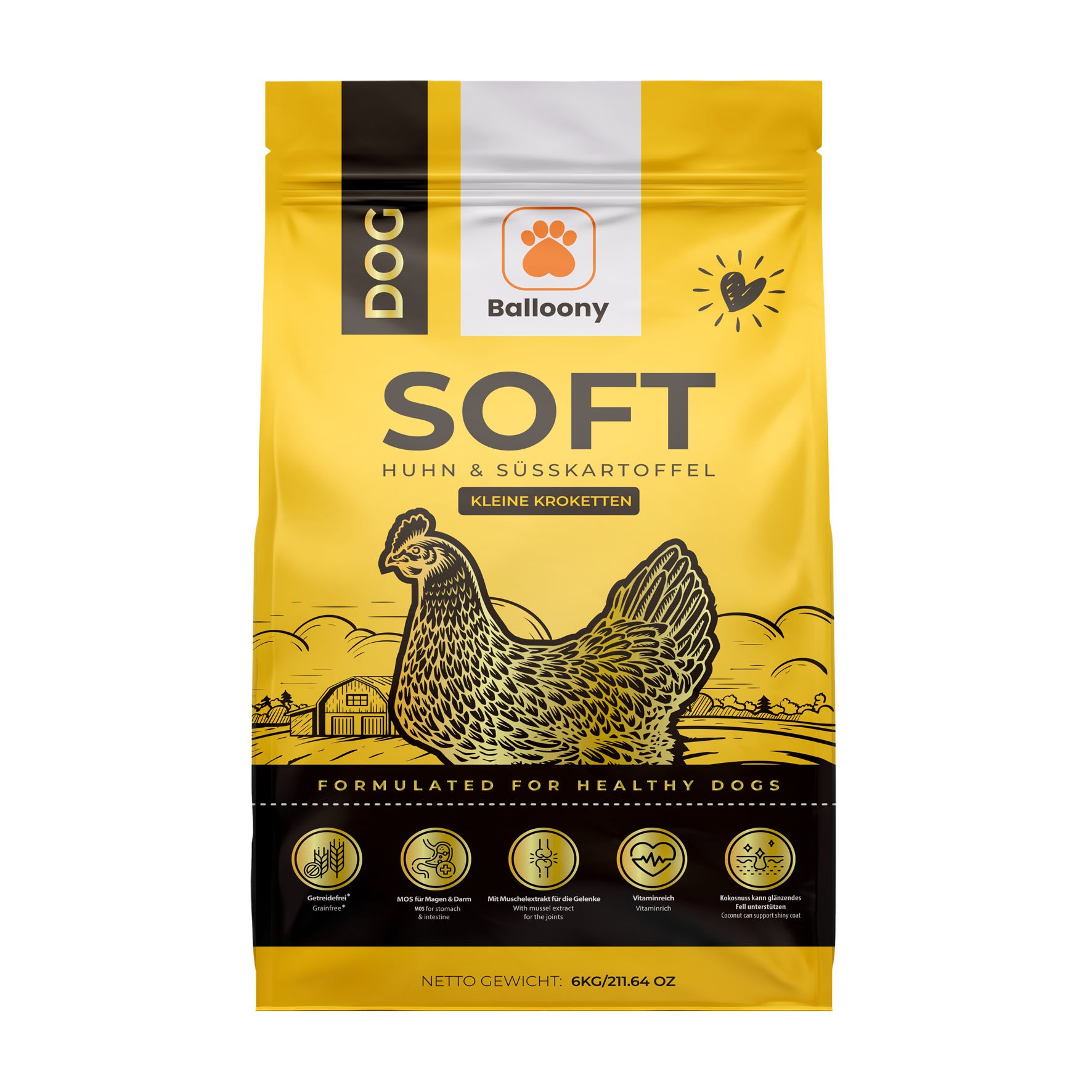 Balloony SOFT Superfood Huhn 6Kg
