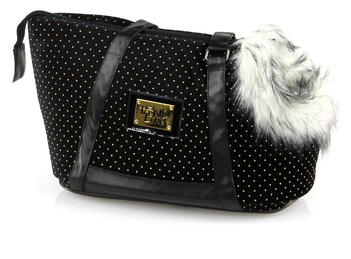 TrendLine Hundetragtasche Donna, schwarz