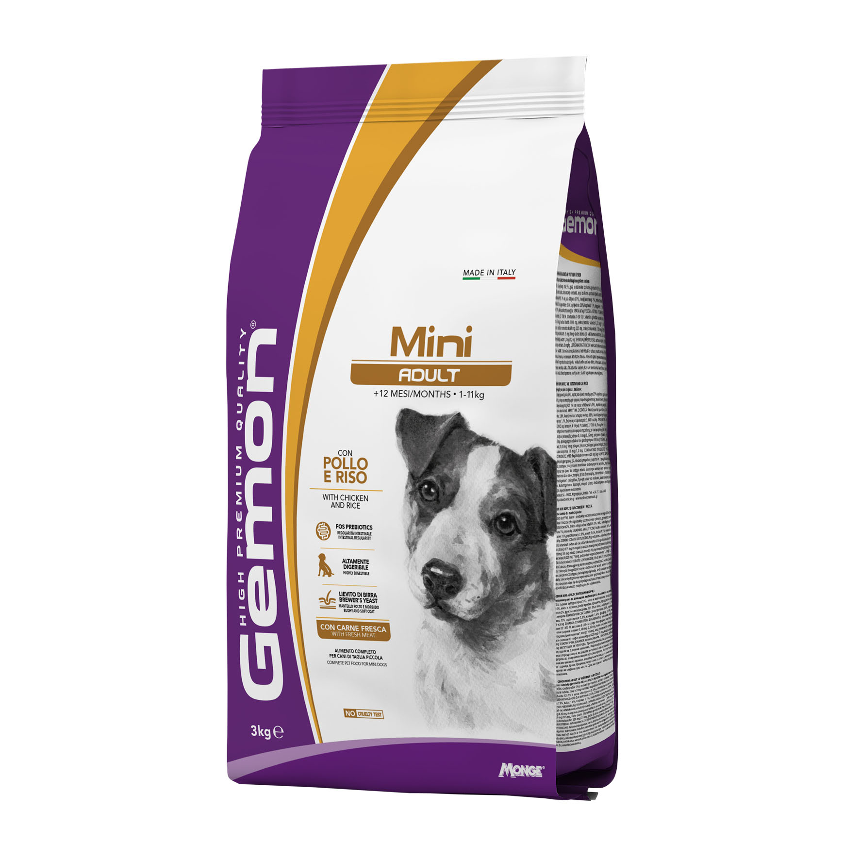 Gemon Dog Adult Mini Chicken, 3kg