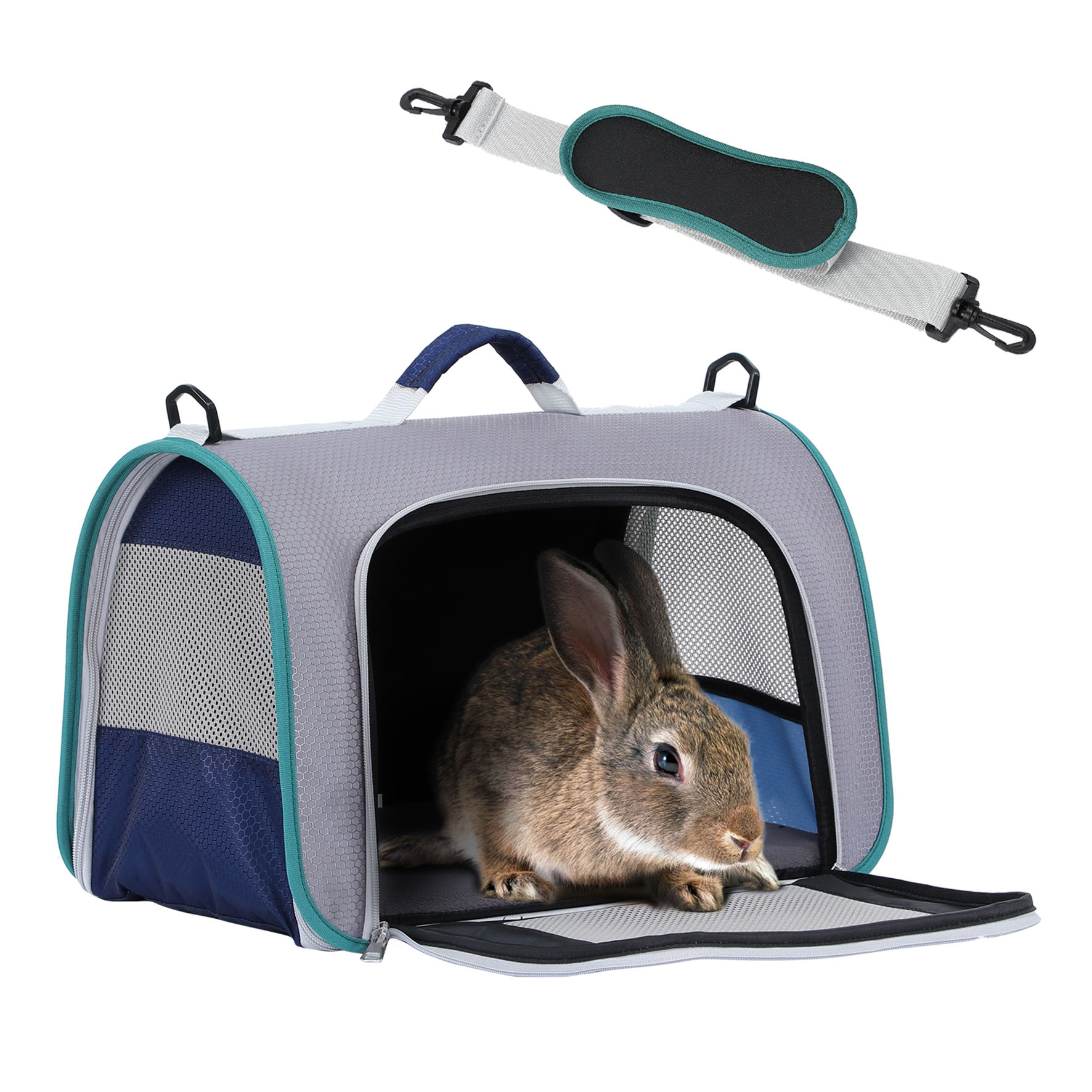 A4pet Borsa per trasporto gatti e cani, S, 40x23x27cm