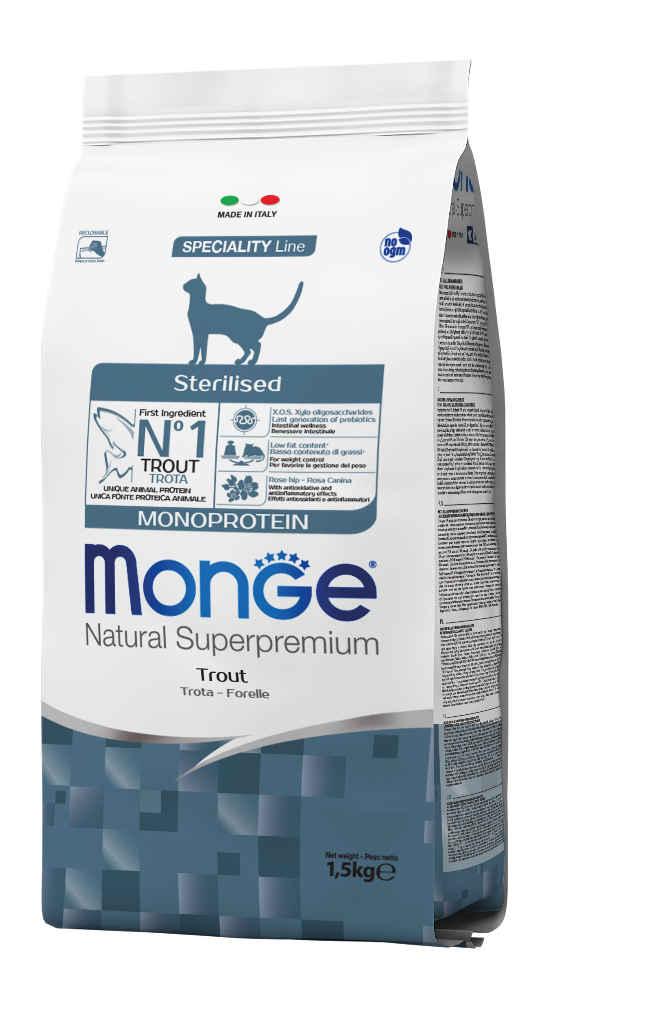 Monge Katze Monoprotein Sterilisiert Forelle