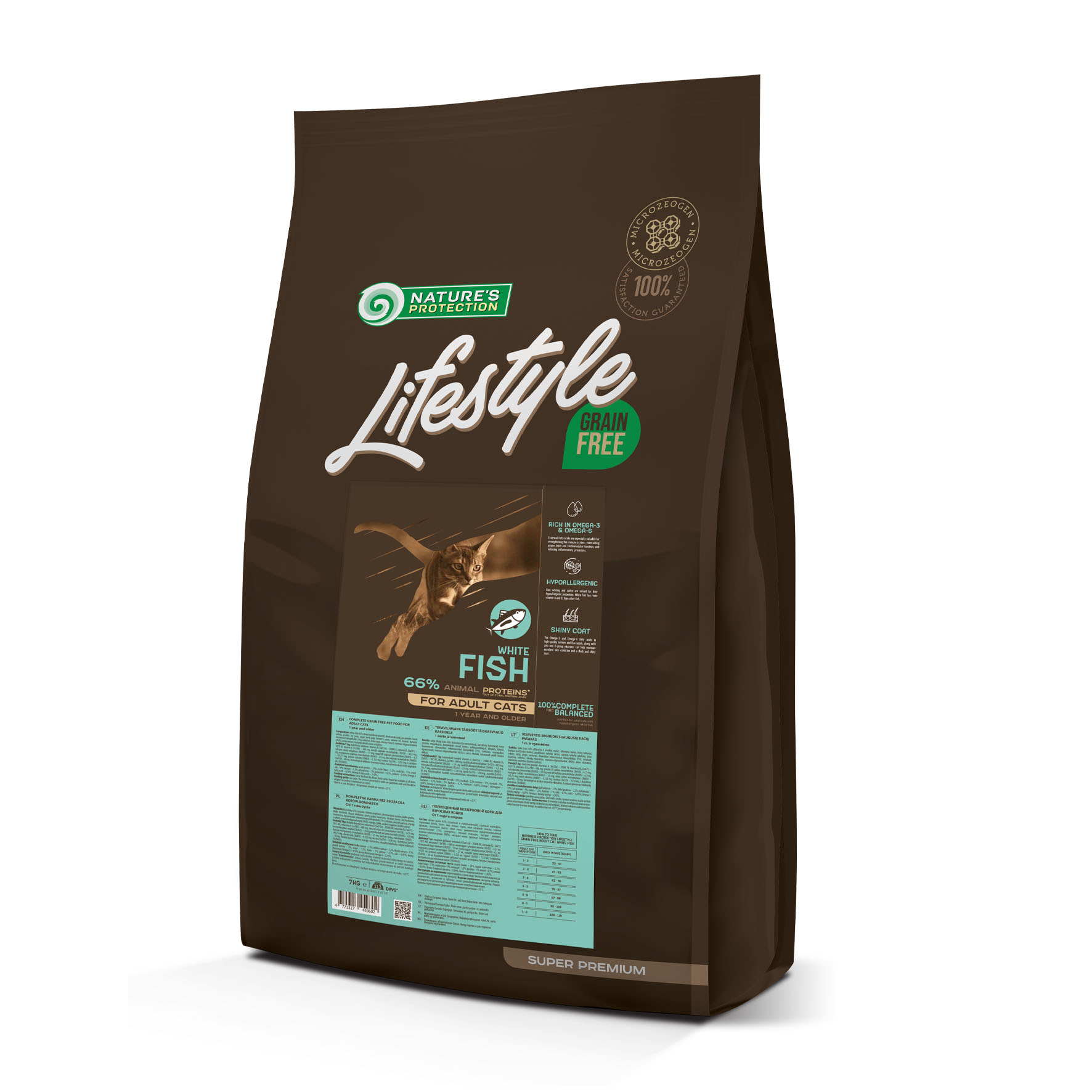 Nature‘s Protection Lifestyle Grain Free Adult mit Weissfisch, 7kg