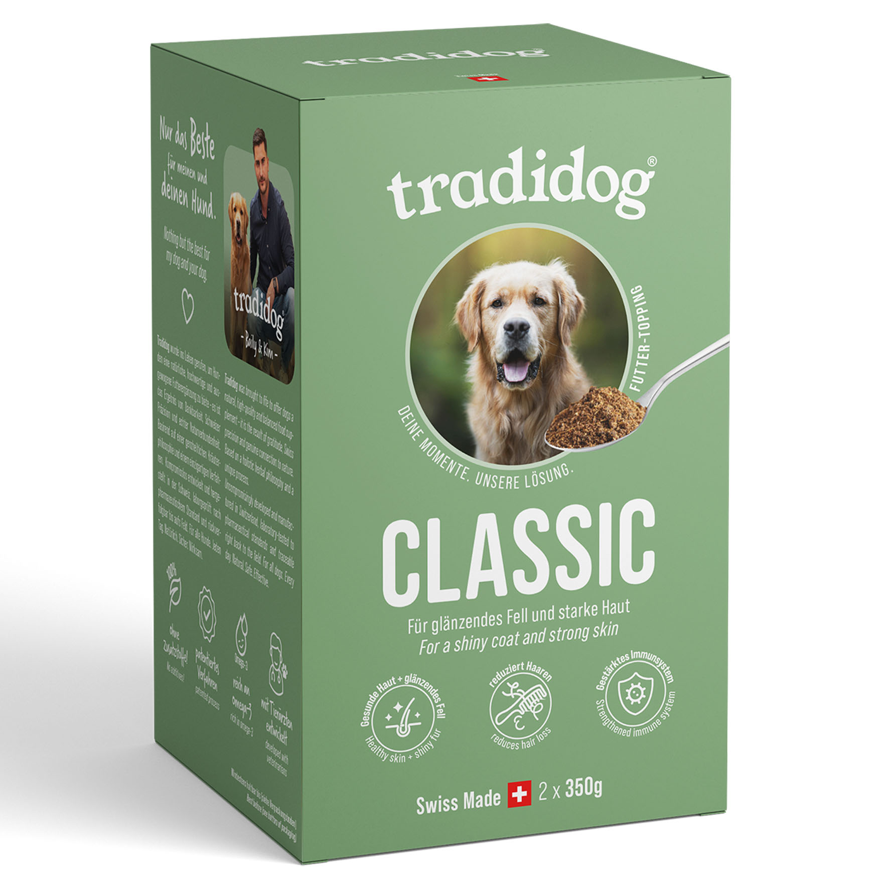 tradidog CLASSIC - Futtertopping für ein glänzendes Fell, 700g
