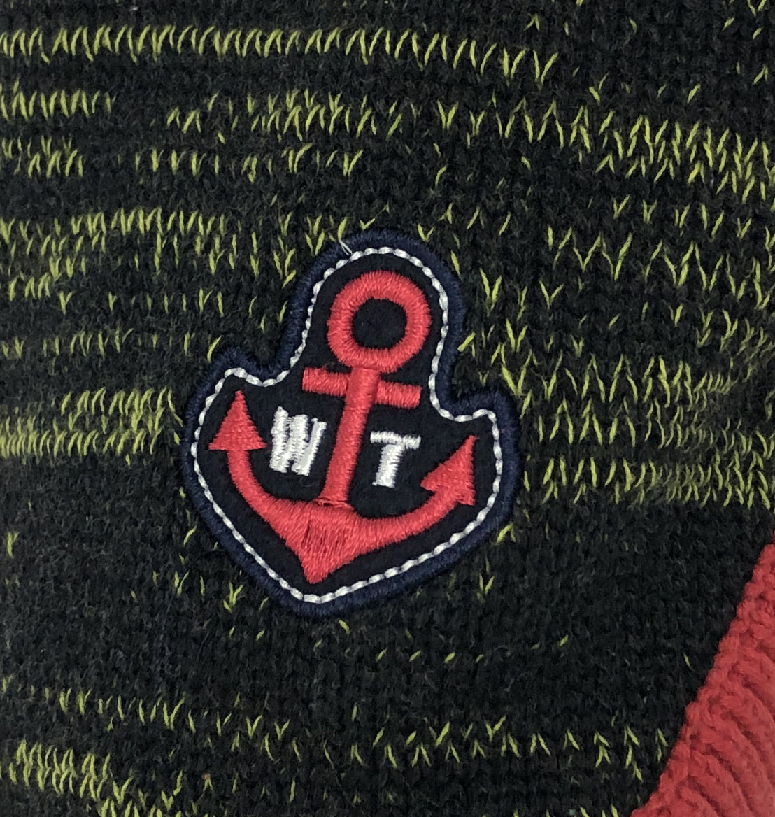 Trendline pullover pour chiens Anchor, noir, M 	  