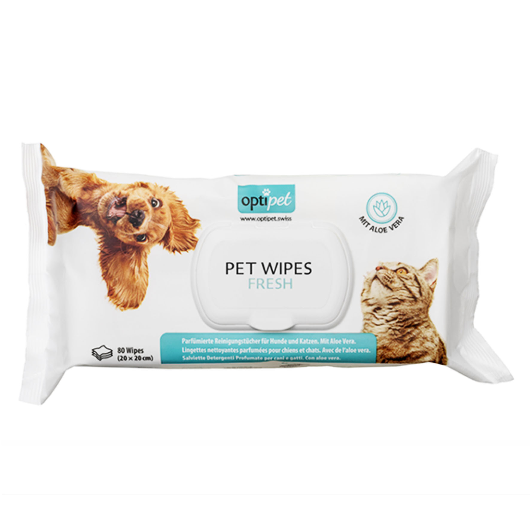 optipet Pet Wipes, 80Stk.