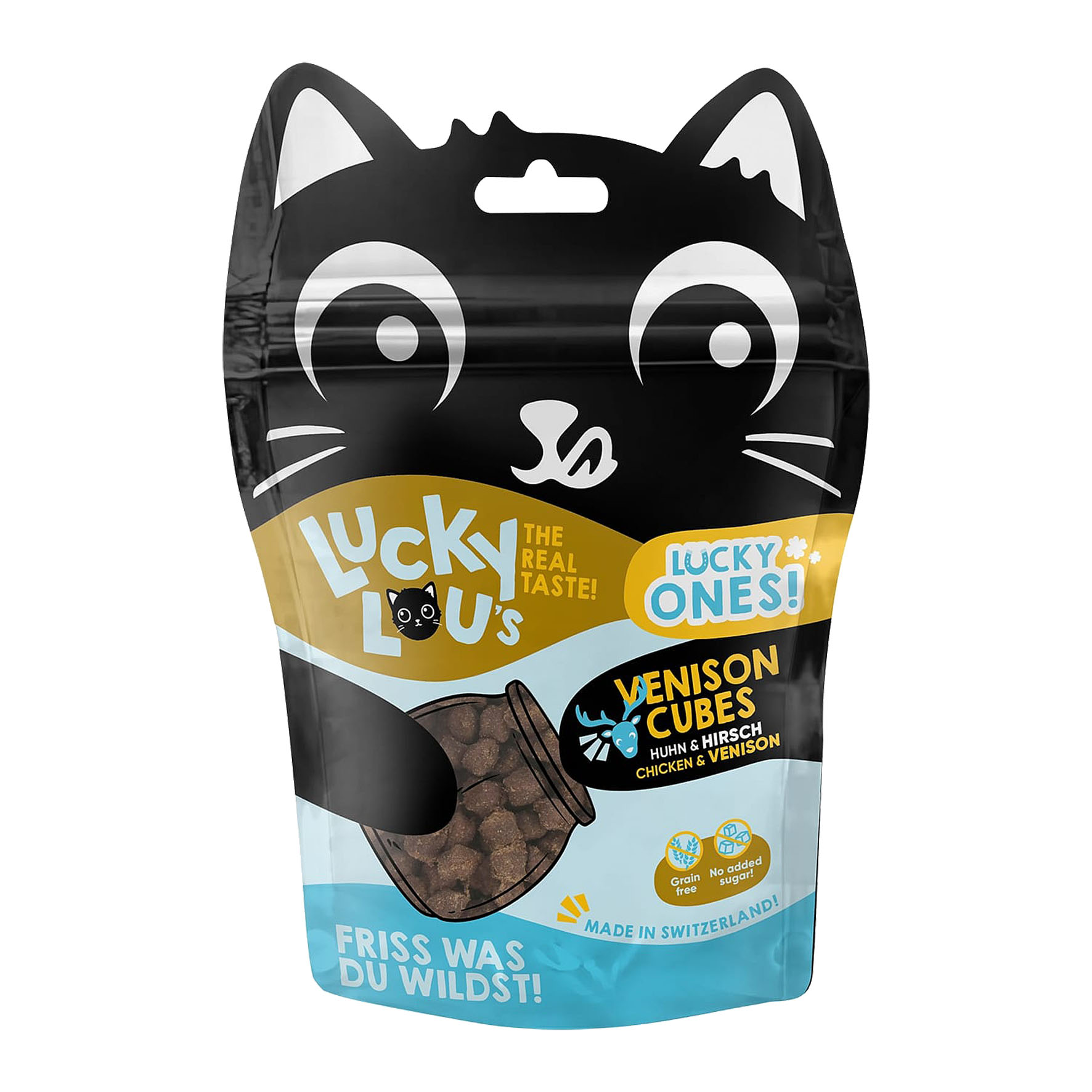 Lucky Lou Ones Cubes poulet et cerf, 80g
