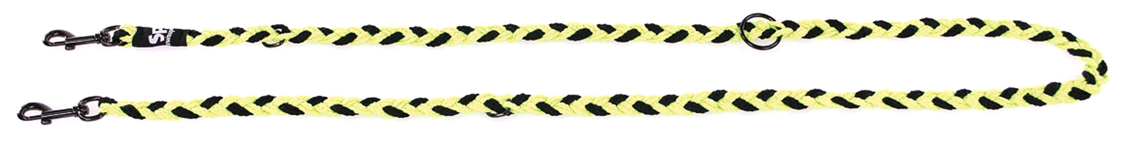 swisspet Führleine, schwarz-gelb, 10mm/2m