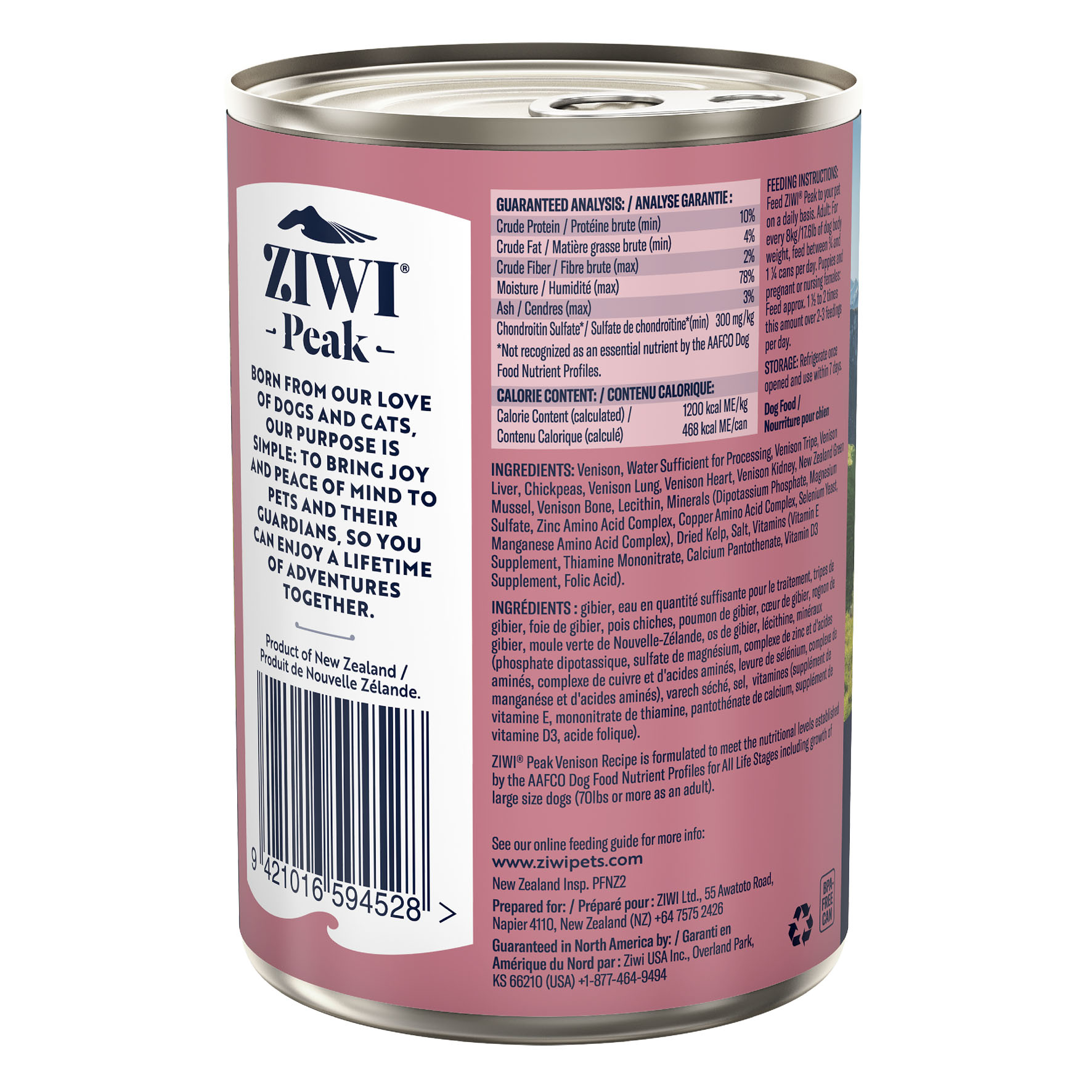 Ziwi Peak Original Wild, 390g 