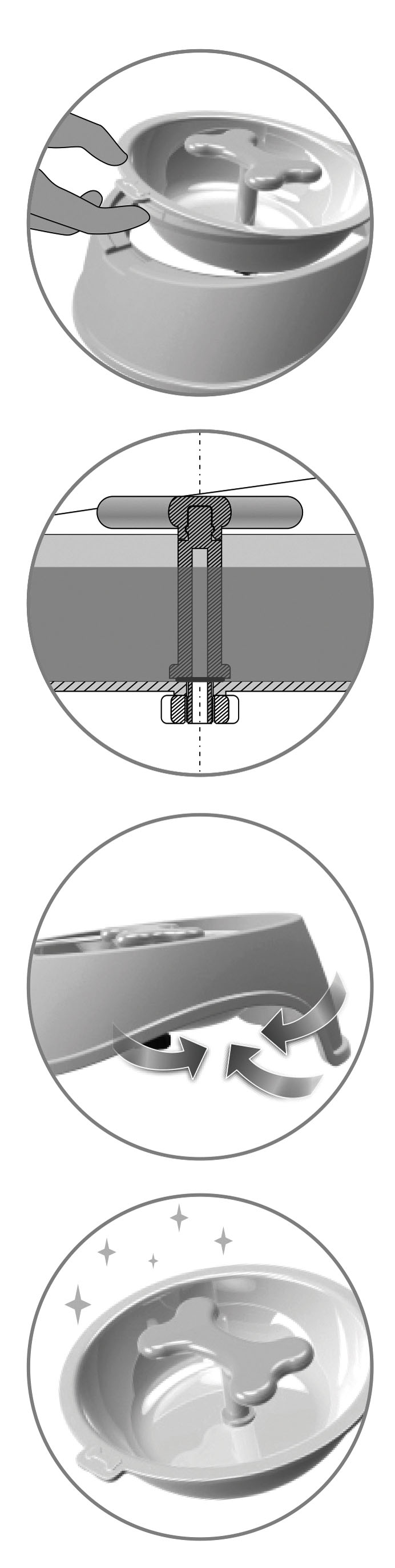 swisspet Hundenapf Sport, 0.4L, 20x19x7cm