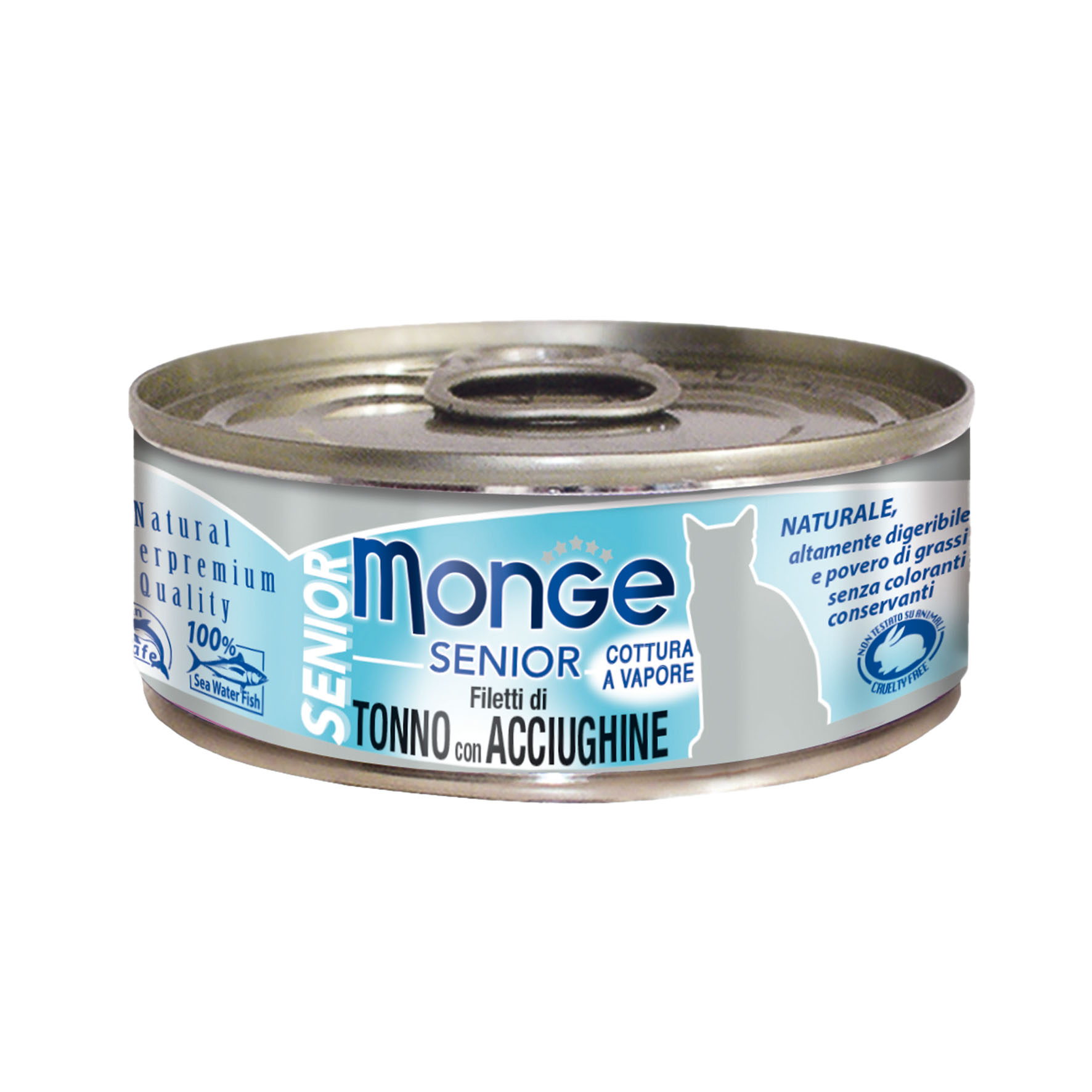 Monge Jelly Cat Senior Tonno & Acciughe, 80g