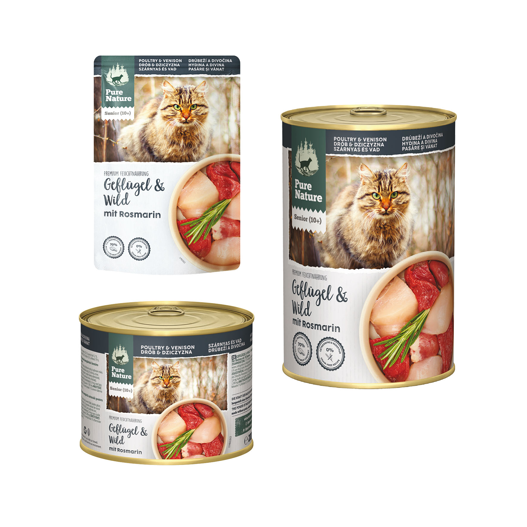 PureNature Senior Geflügel und Wild mit Rosmarin