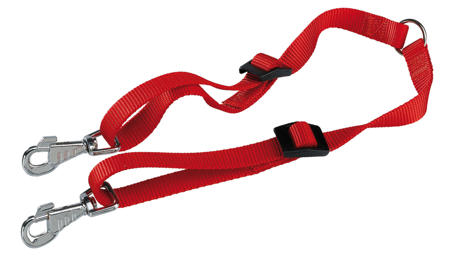 Laisse double raccord Twin assortie S=10mm/28cm