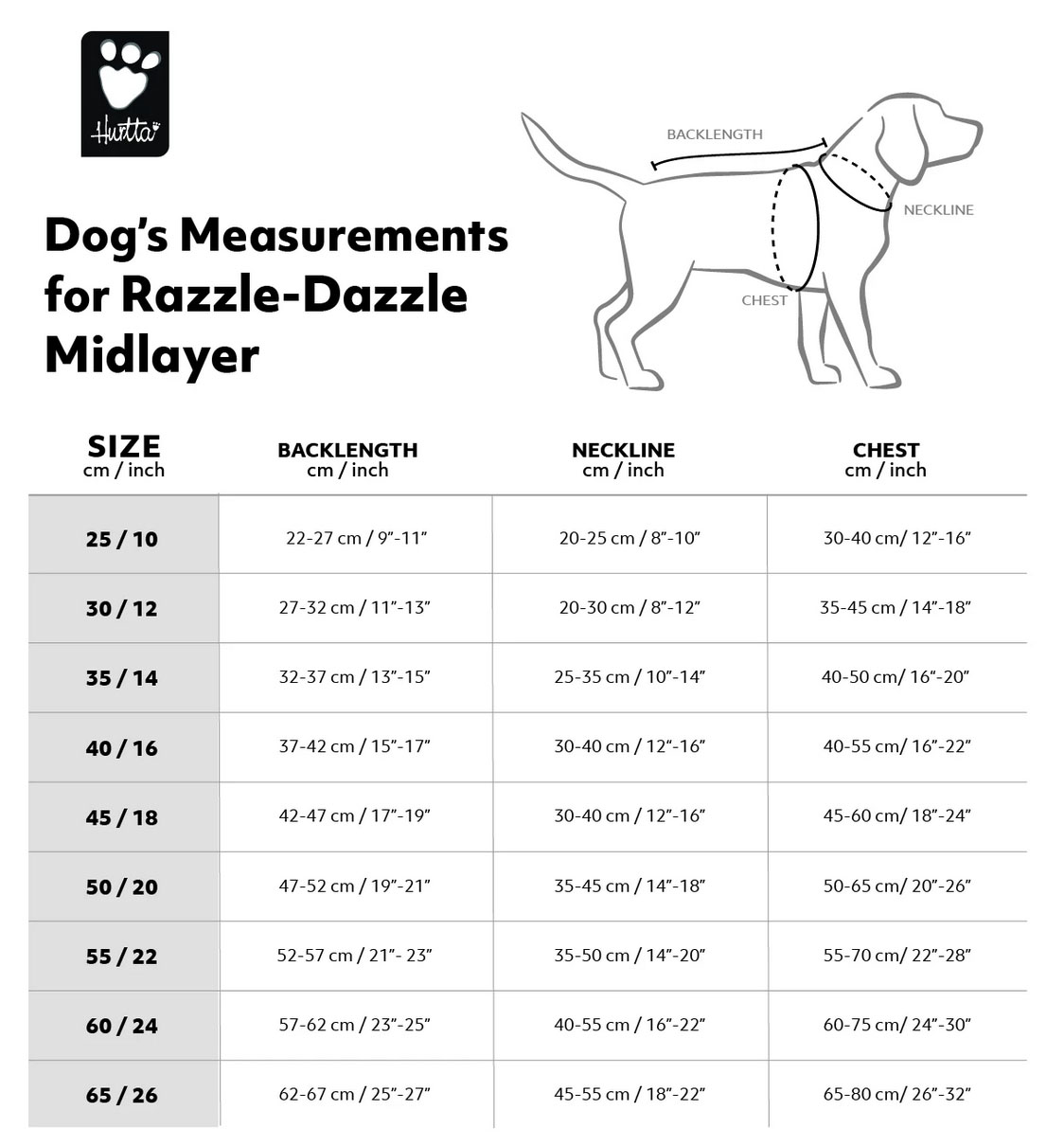 Hurtta Razzle-Dazzle blackberry, Taille 25
