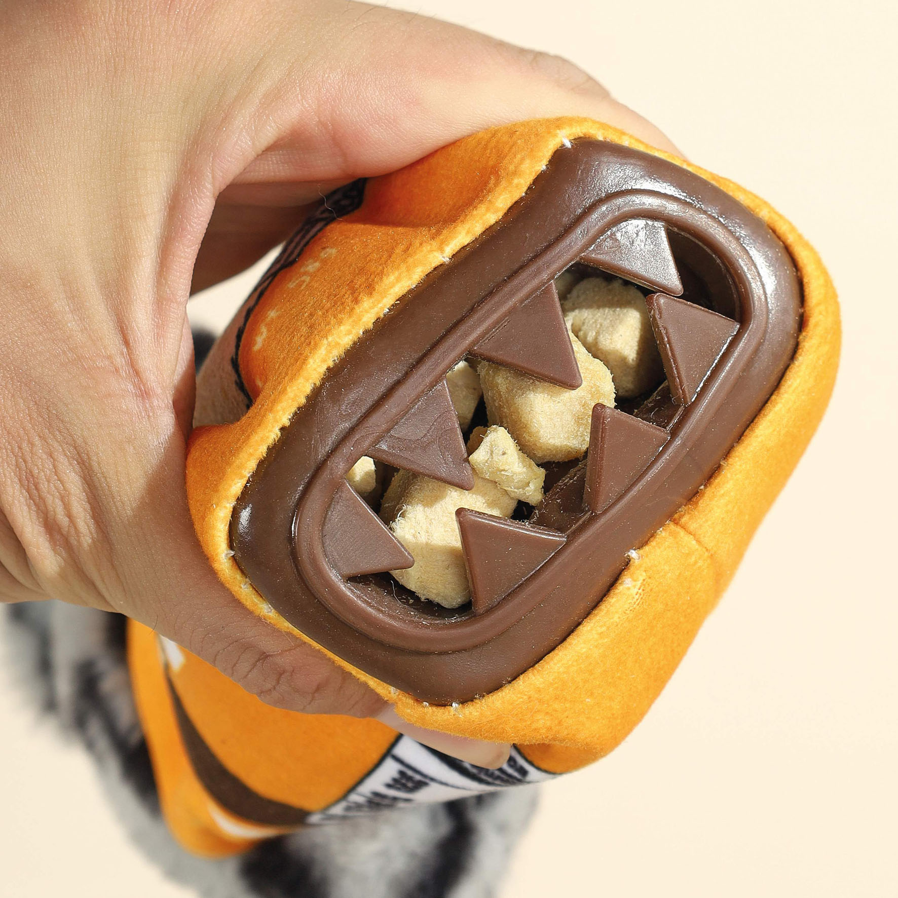 M-Pets Hundespielzeug Artie, Orange & Grau, 9x5x20.5 cm