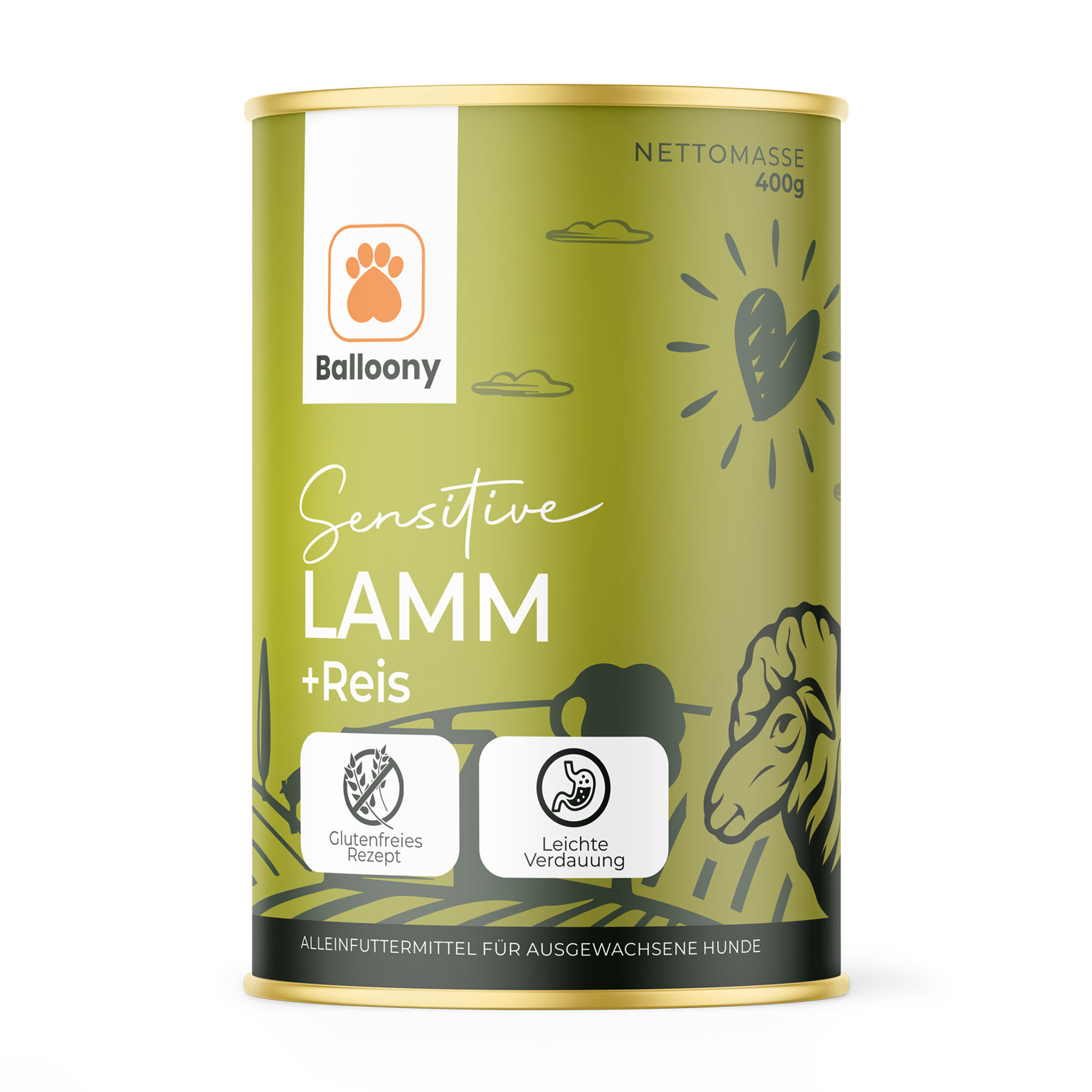 Balloony Sensitive Lamm 400g