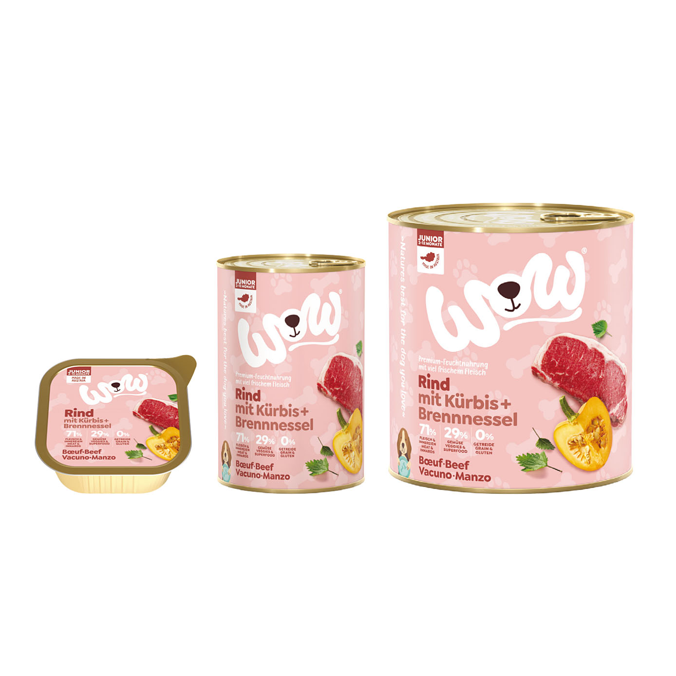 WOW Junior, Rind mit Kürbis