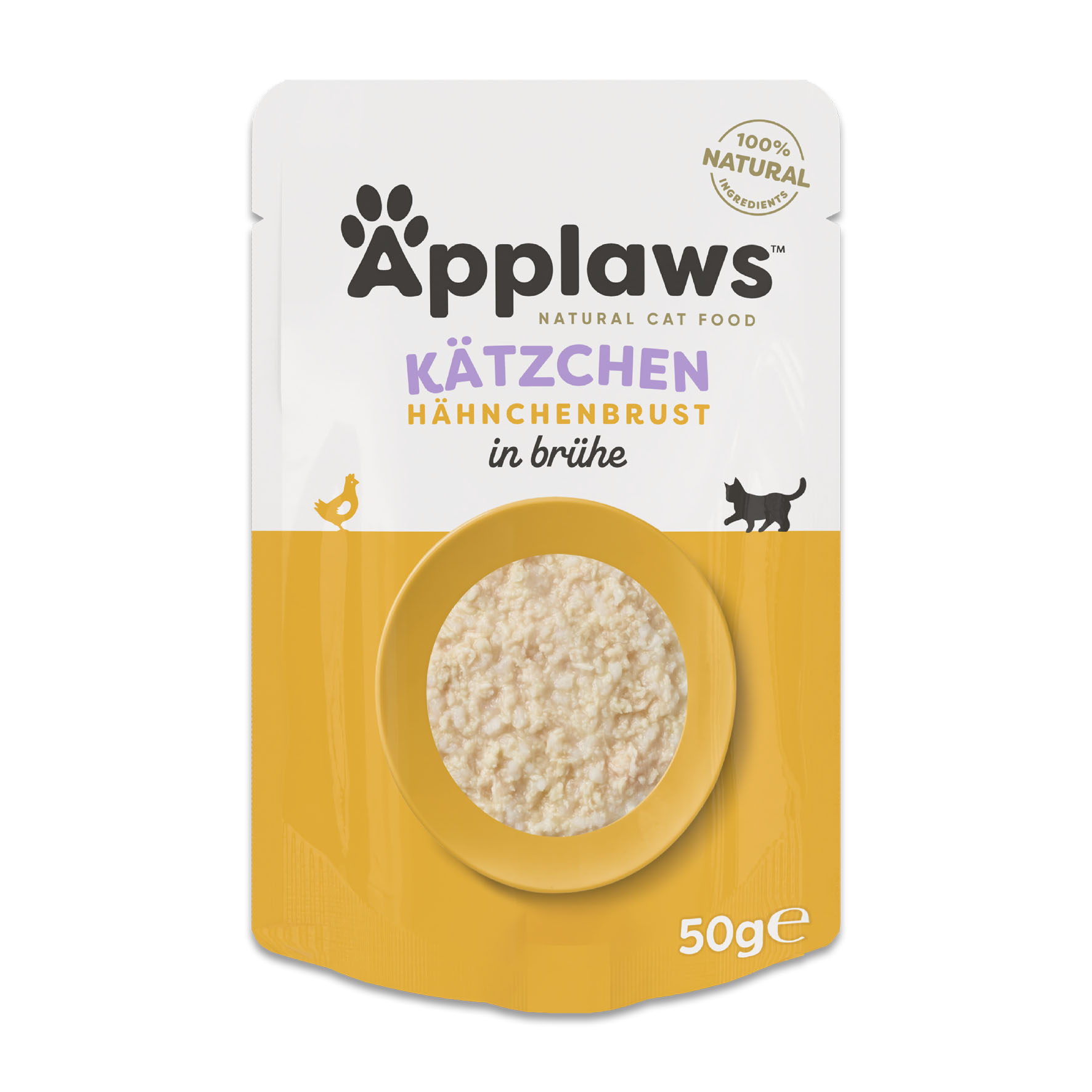 Applaws Kitten Hühnerbrust in Brühe, 50g