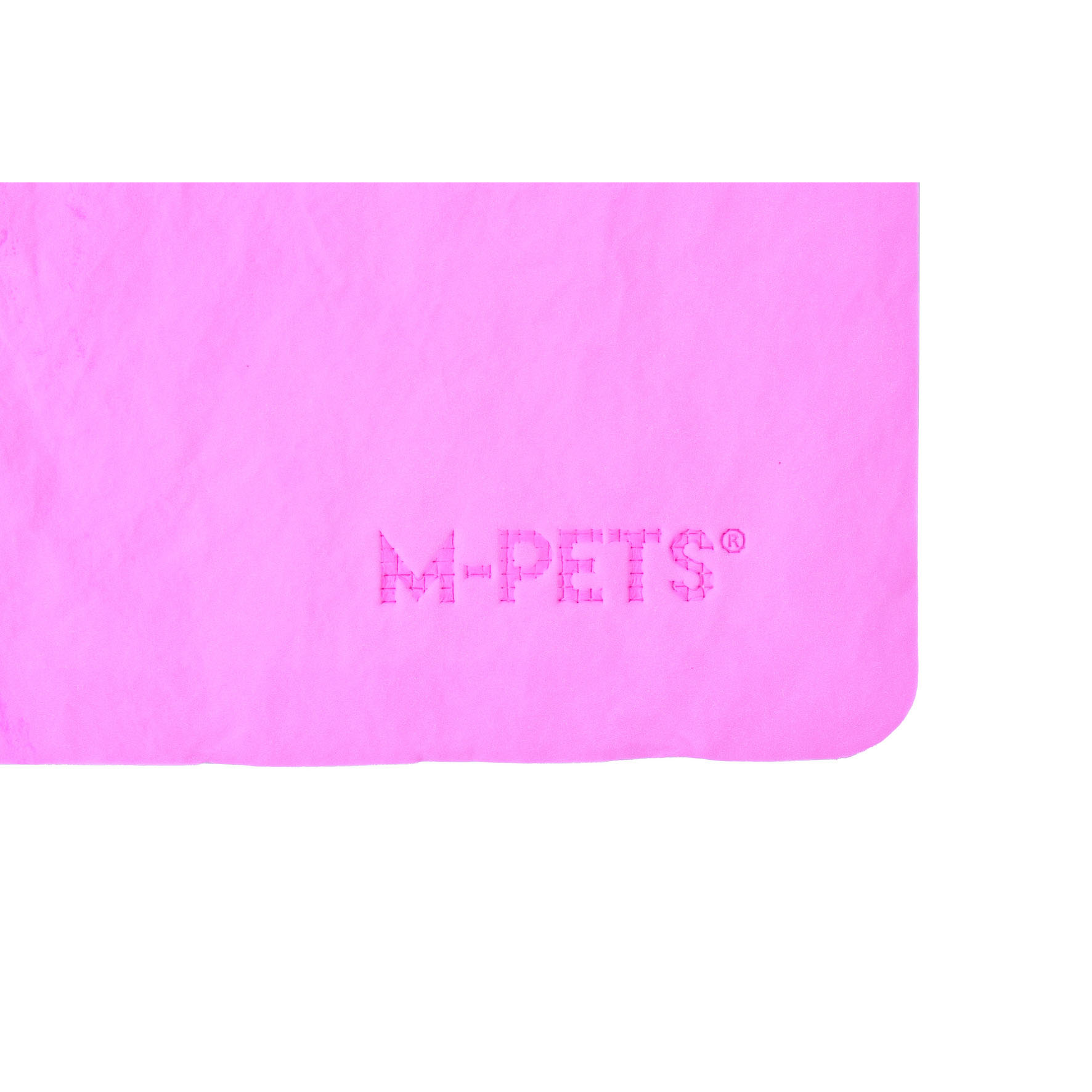 Serviette de bain M-Pets pour chiens et chats, 64 × 43 cm, rose