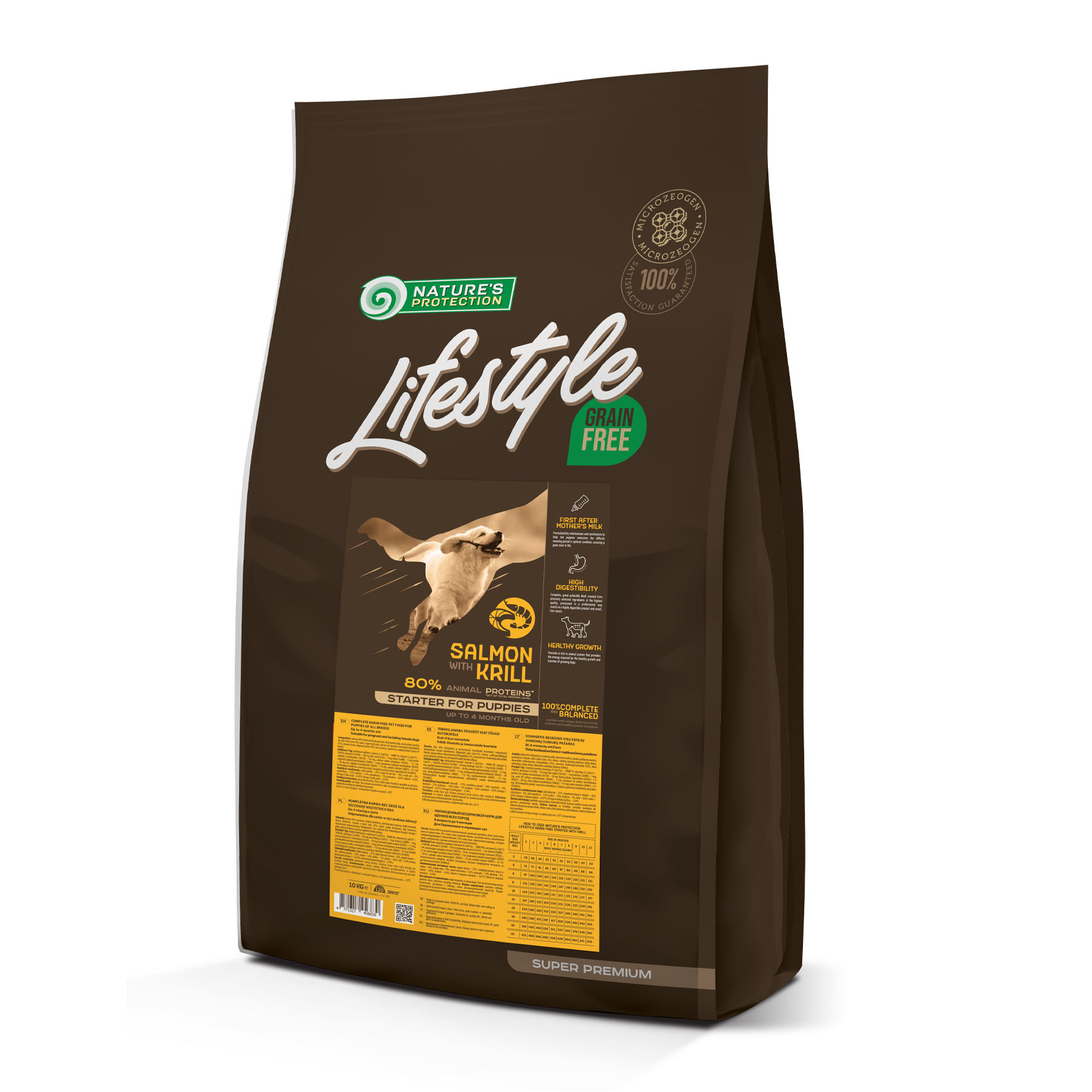 Foodwaste-Nature‘s Protection Lifestyle Grain Free Starter mit Lachs und Krillgarnele, 10kg