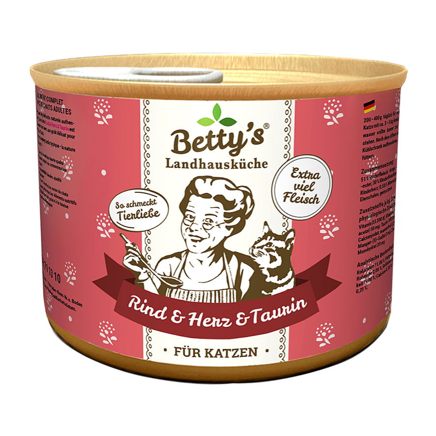 Betty´s Landhausküche Rind&Herz, 200g