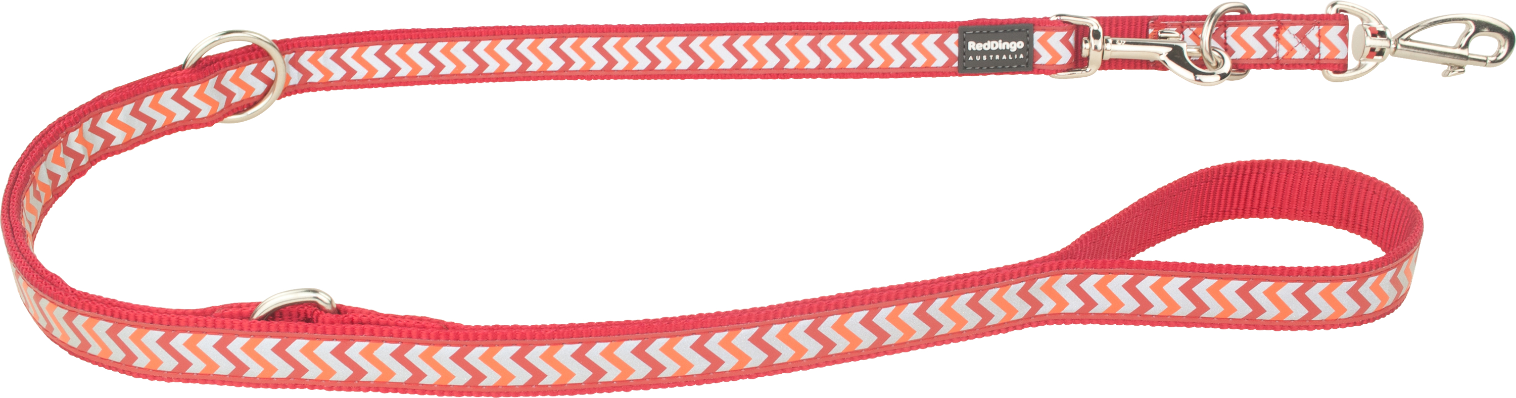 RedDingo Leine Reflective Ziggy Rot, XS: 12mm/200cm