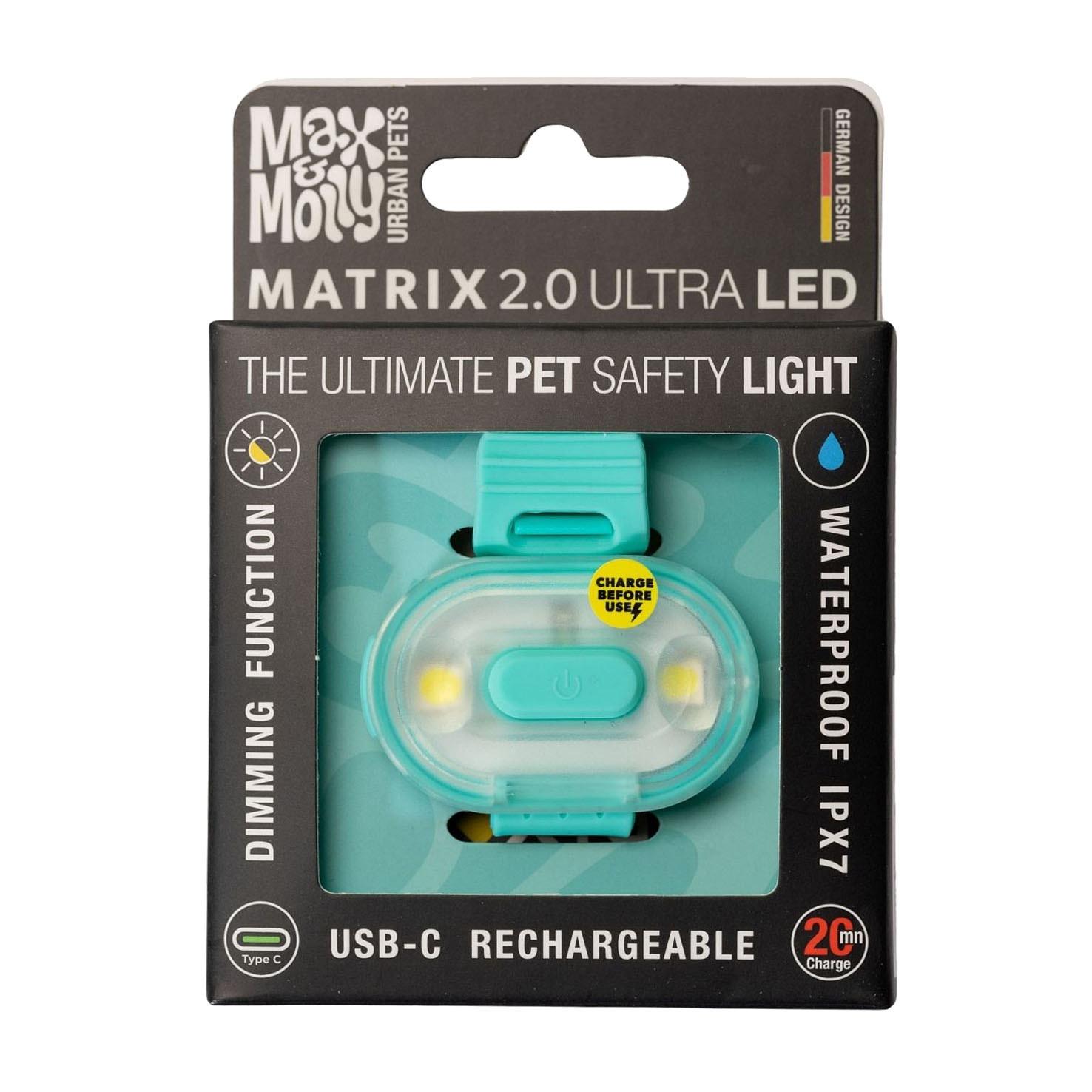 Max&Molly Matrix Ultra LED 2.0 Turquoise