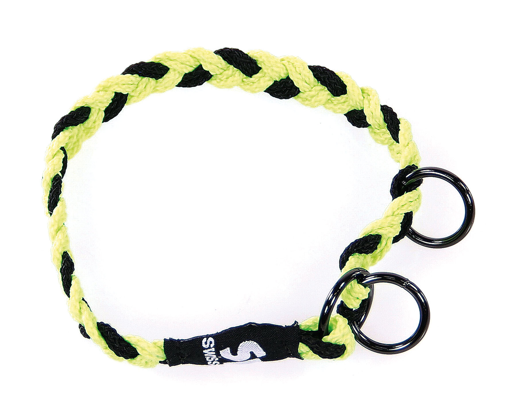 swisspet Halsband, schwarz-gelb, 20mm/50-57cm