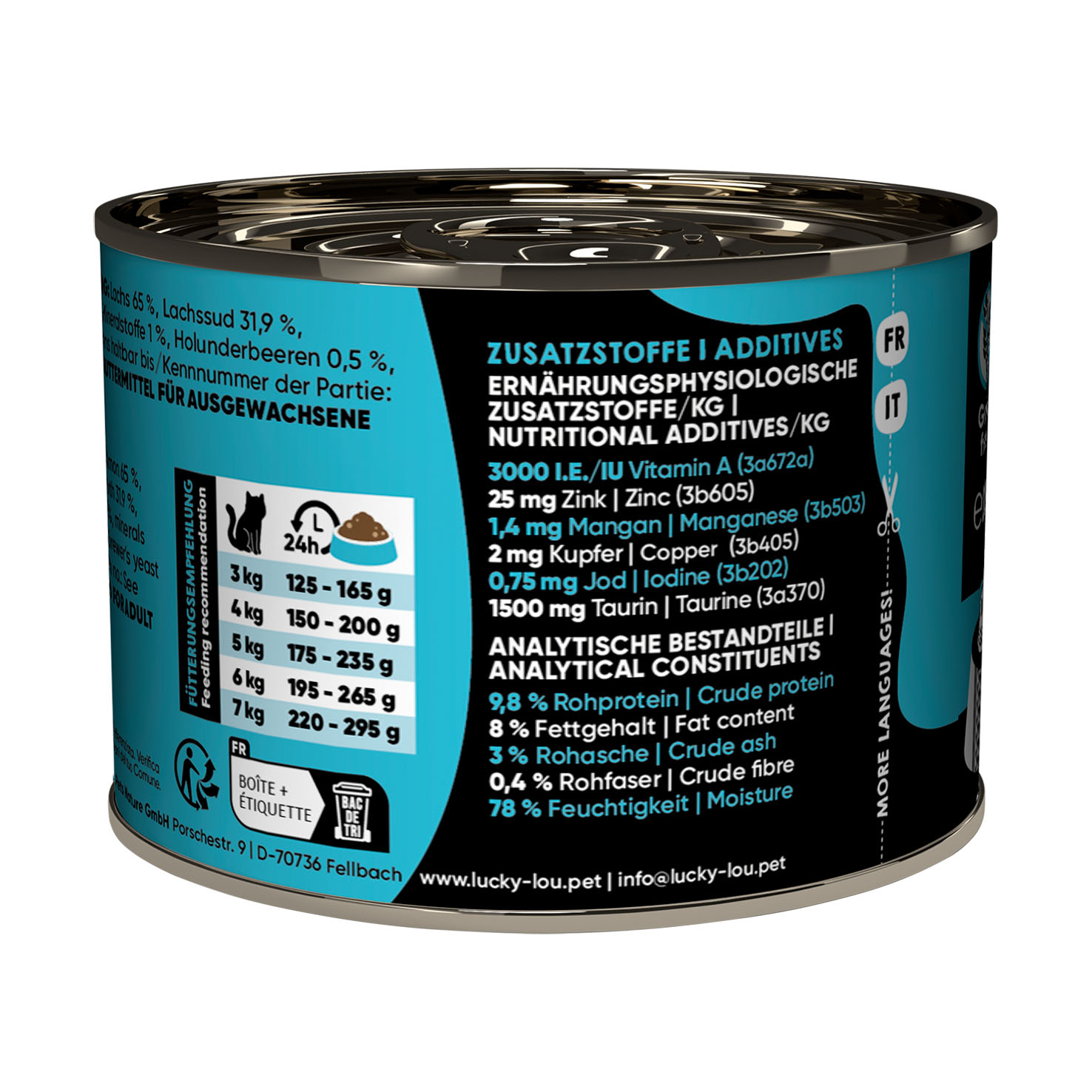 Lucky Lou SuperMono saumon 190g