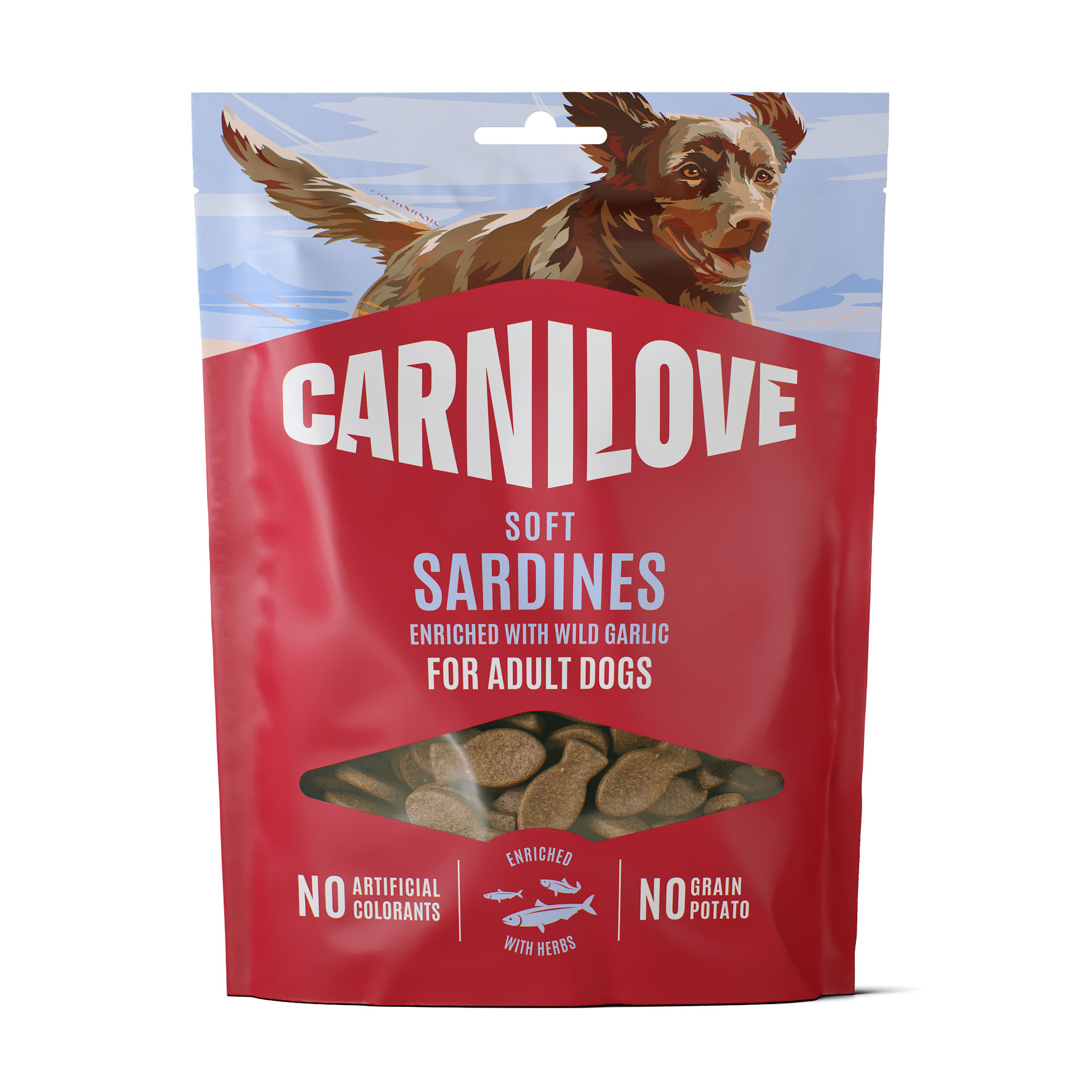 Carnilove Dog Snack - Sardine & Bärlauch, Hunde-Softsnacks, 200g