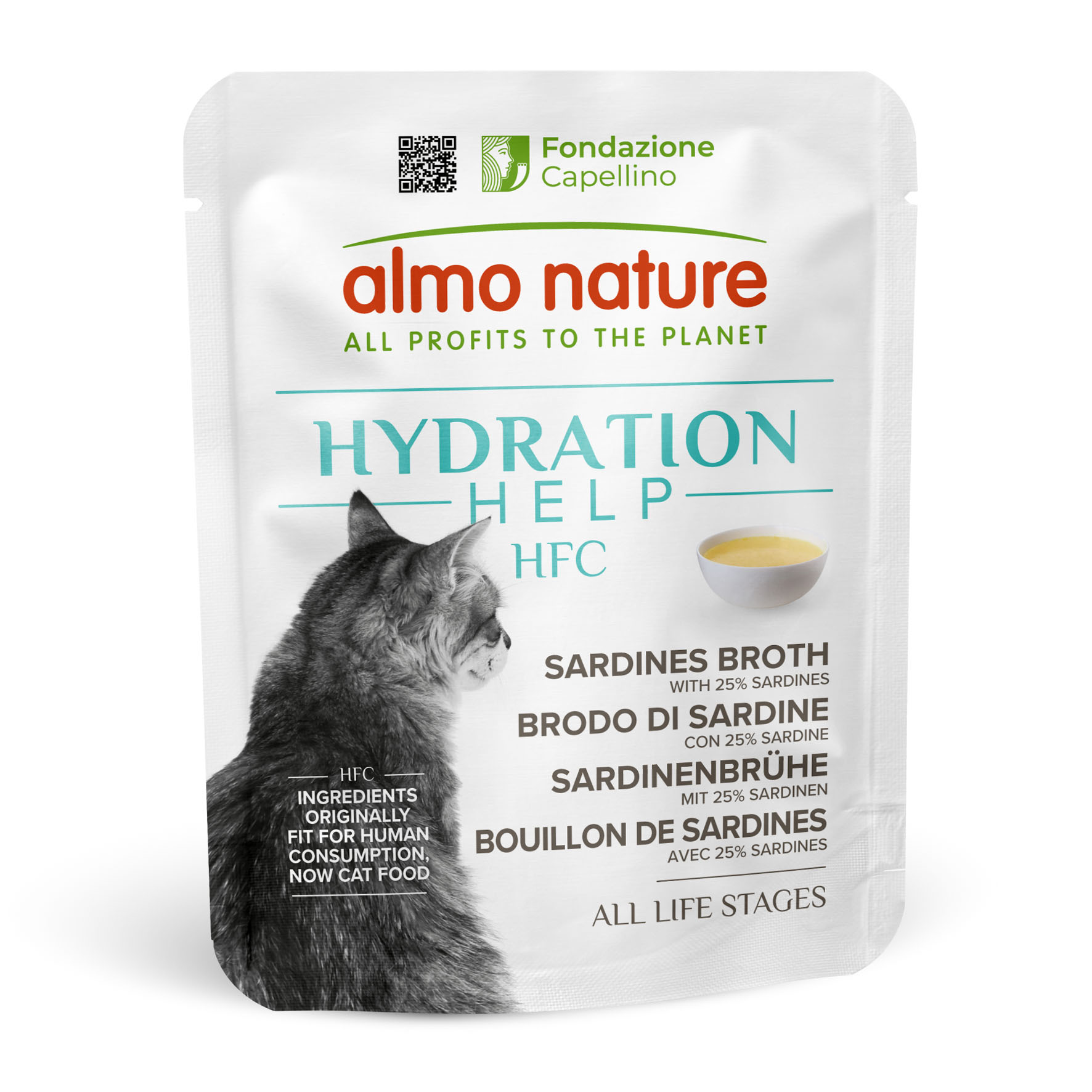 Almo HFC NATURAL Sardinenbrühe und Sardinen 50g