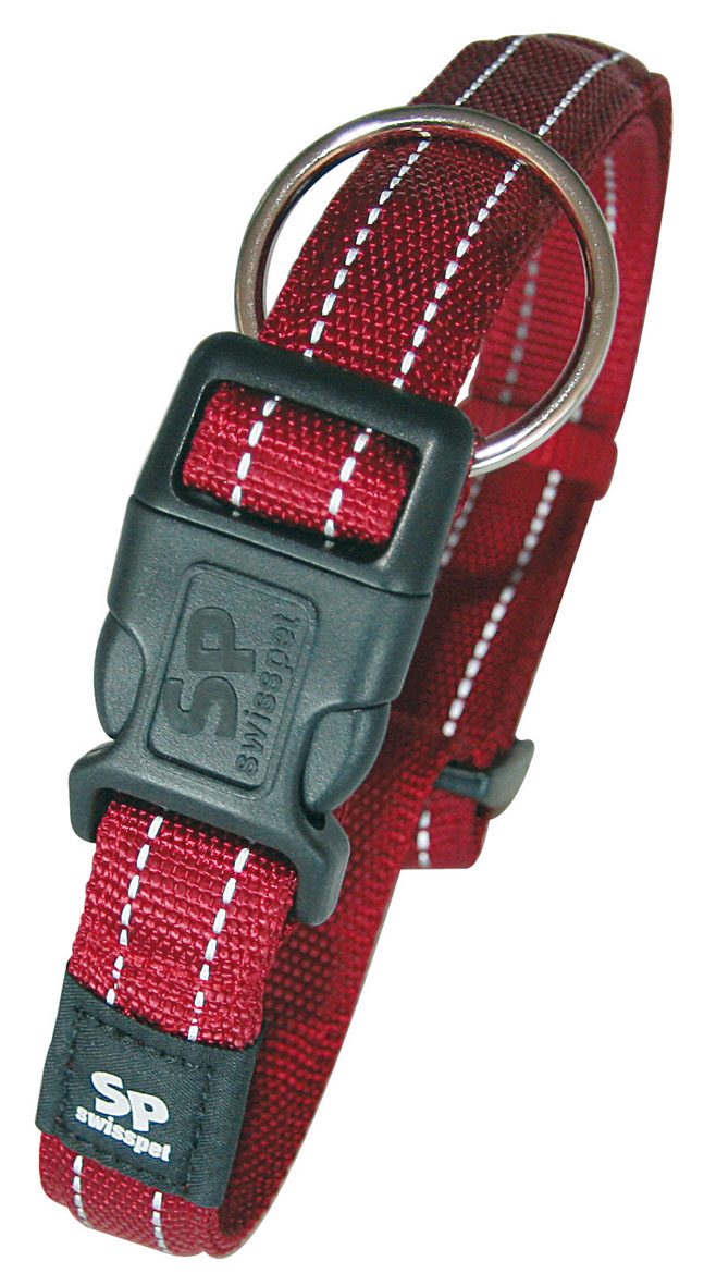 swisspet SportLine Hunde Halsband, rot, 10mm/20-33cm