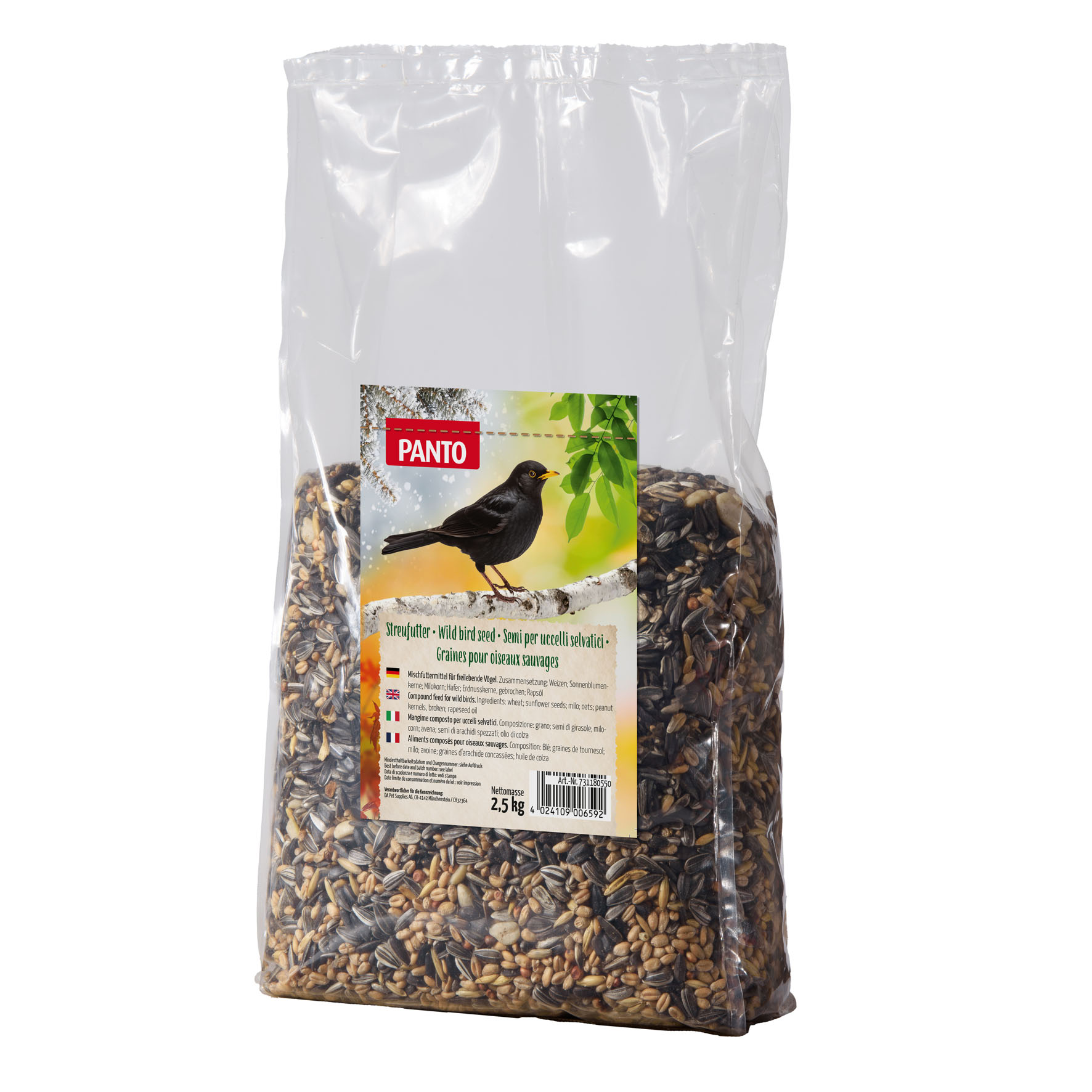 Panto Streufutter für Wildvögel, 2.5kg