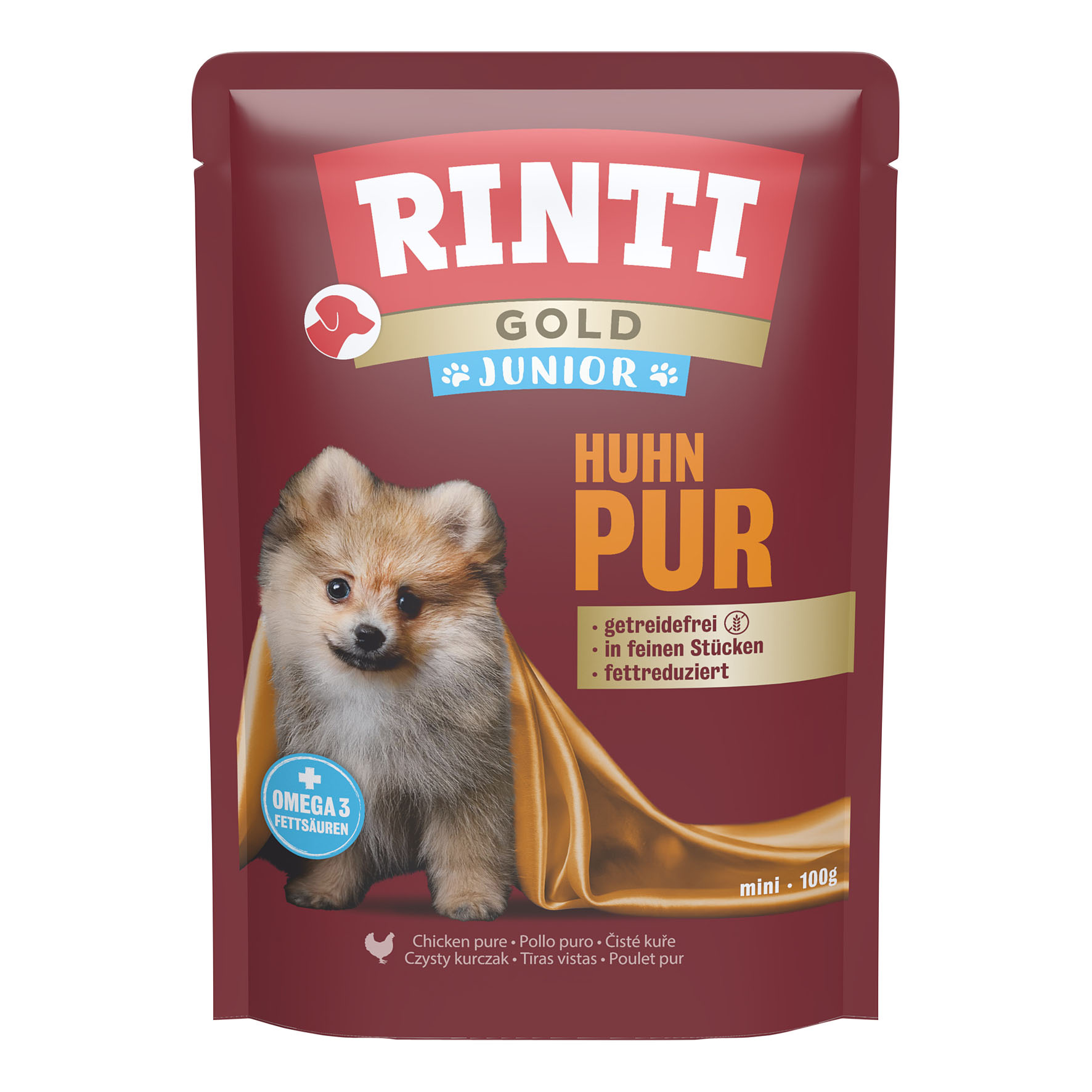 Rinti Gold Mini Junior au poulet, 100g